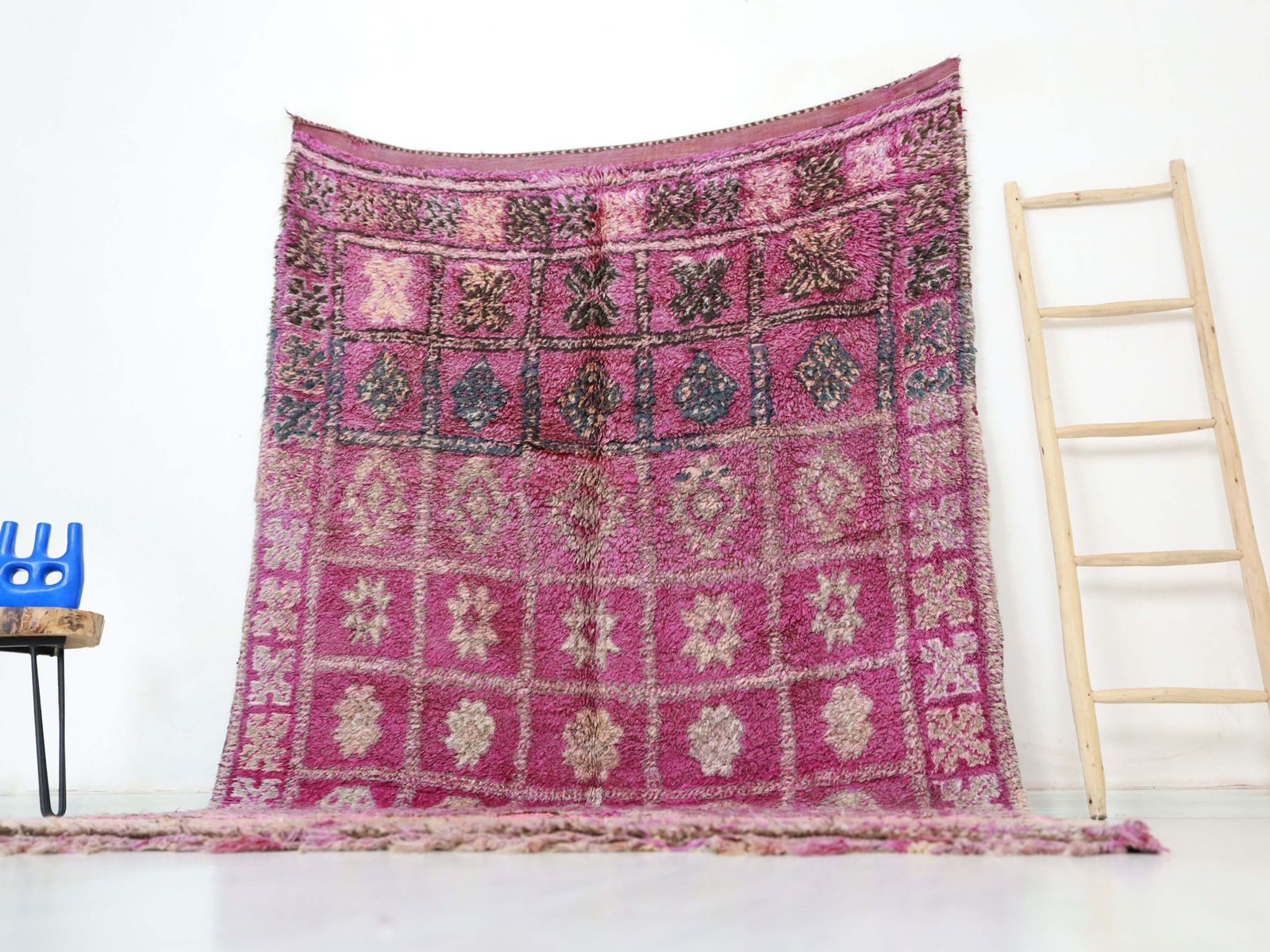 Alennas Vintage Moroccan Rug 6'0" X10'5" photo for sale
