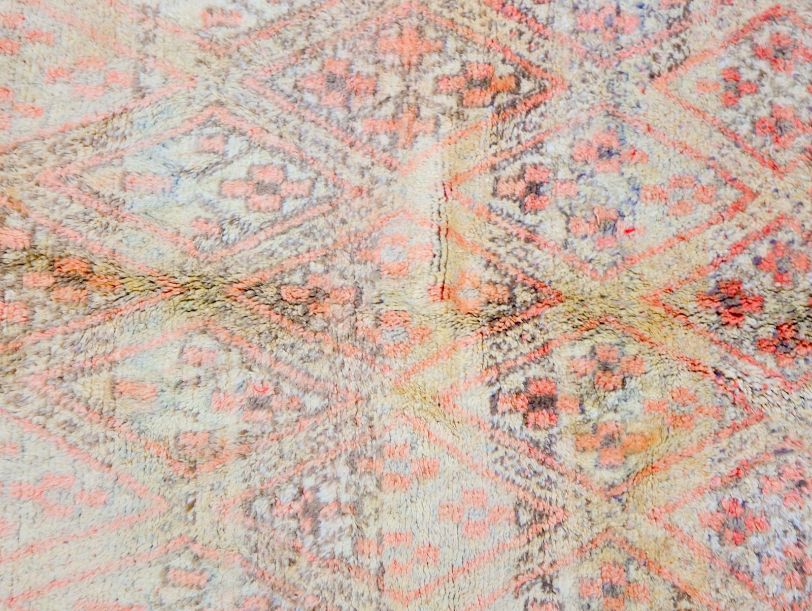 Hizal Vintage Moroccan Rug 5'1" X 9'3" photo buy