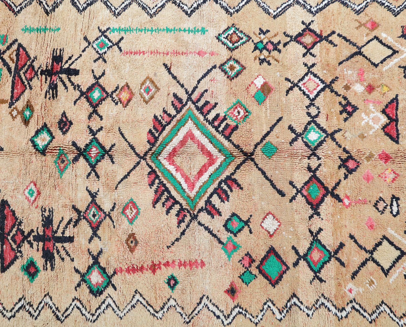 Ufella Vintage Moroccan Rug 4'7" X 8'3" photo furniture