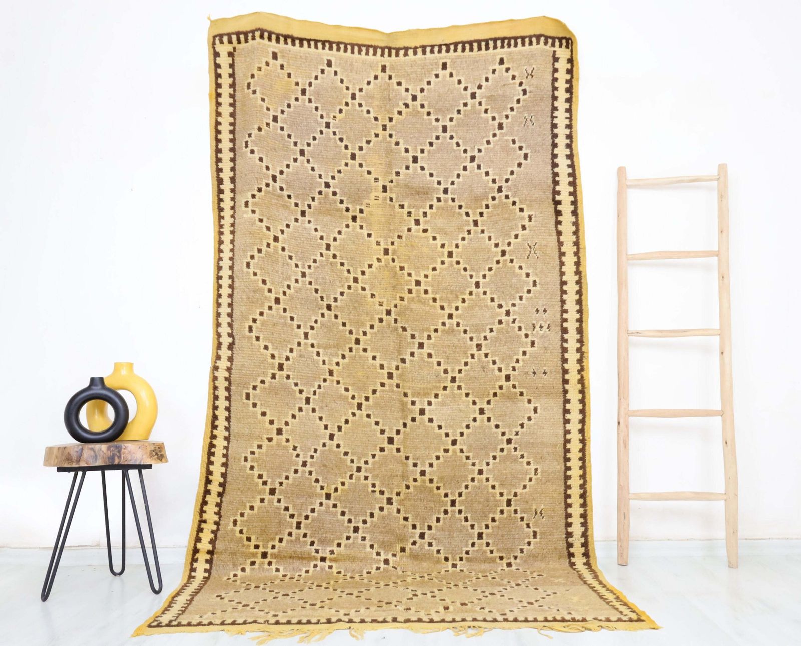 Imdoukal Vintage Moroccan Rug 4'5" X 8'8"