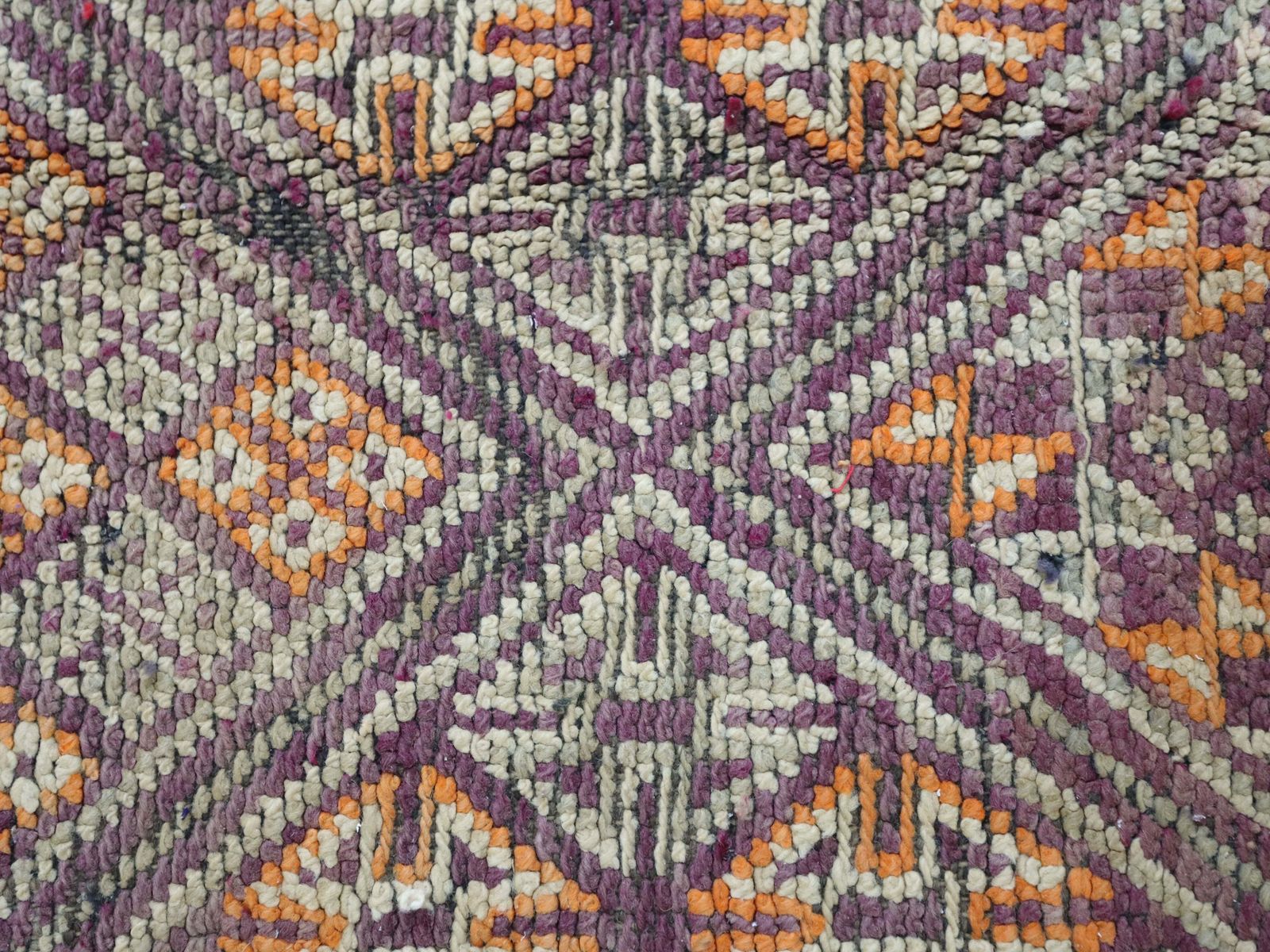Achku Vintage Moroccan Rug 5'9" X 9'6" photo vintage