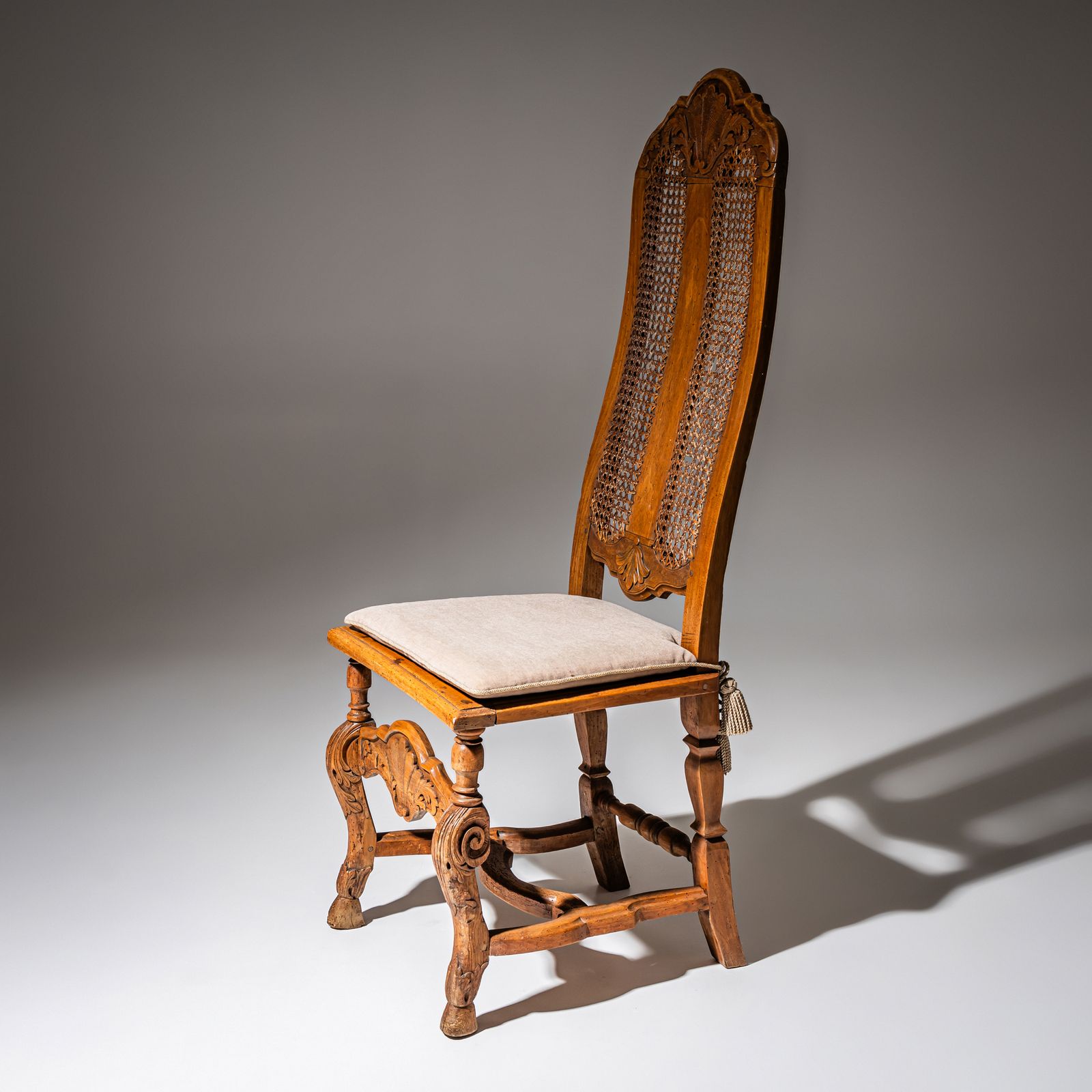 Baroque Walnut Chair, Probably Brunswick, Circa 1750