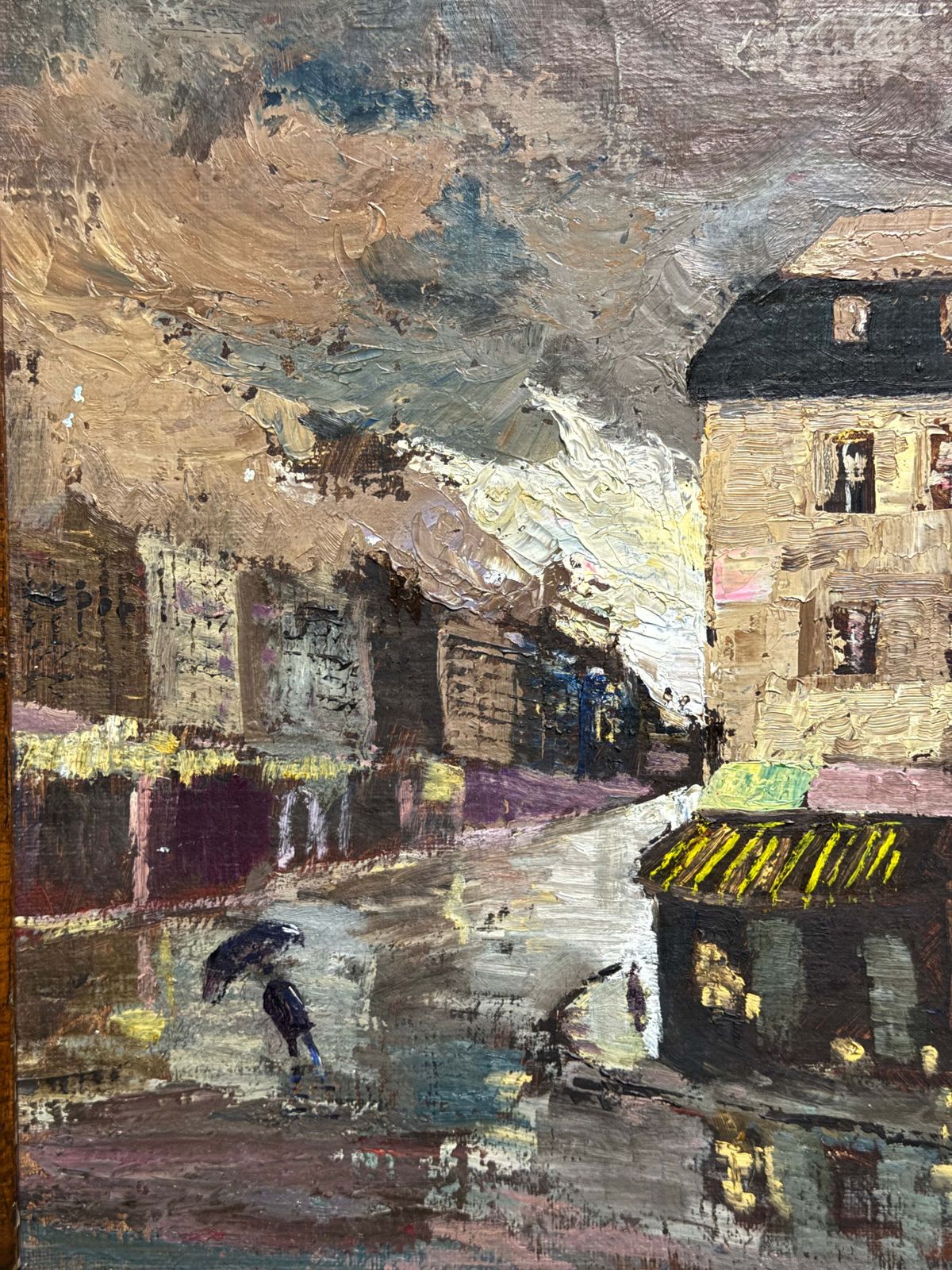 Oil Painting On Board Titled ‘ Stormy Night ‘ photo buy