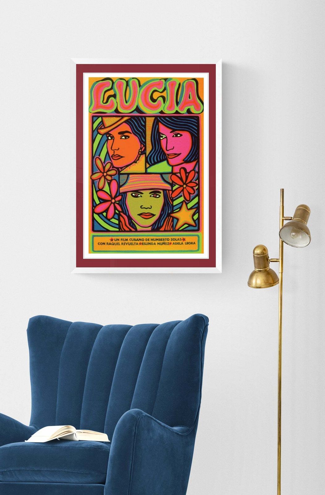 Lucia Cuban Poster, Vintage, Original photo furniture