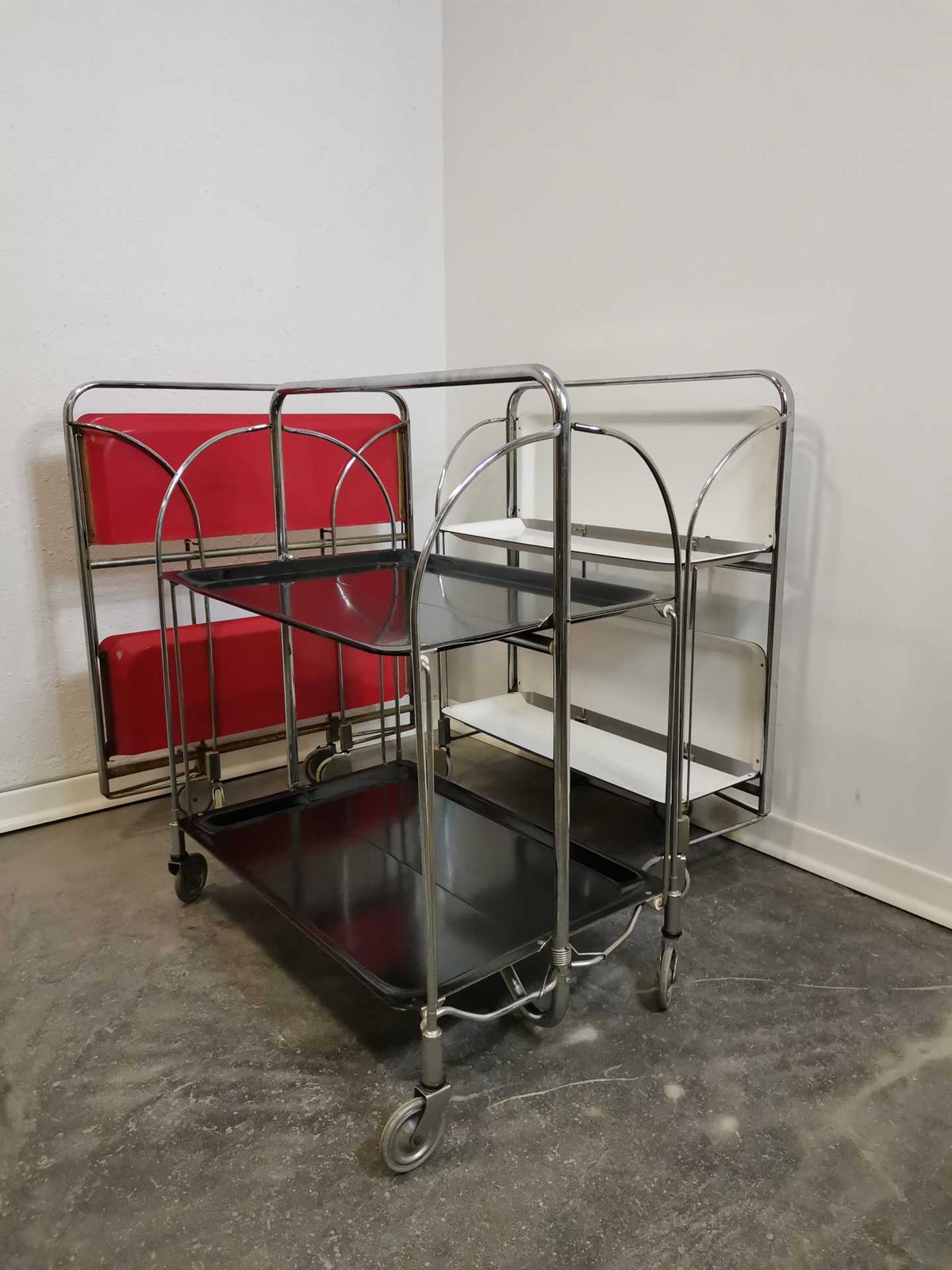 Folding Gerlinol Trolley 1960s, 1 Of 3 photo furniture