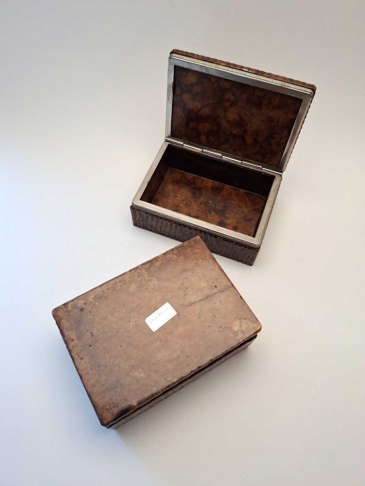 Pair Of Cigarette Cases Or Jewelry Boxes By Romano Bianchi, 1970s photo Home Decor