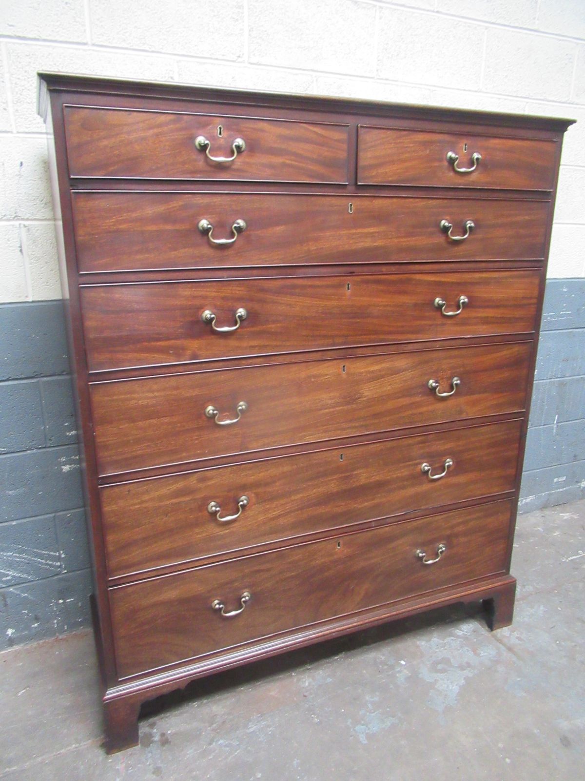 Tall Late   Georgian Period     Slim Size Chest Of Drawers photo Furniture