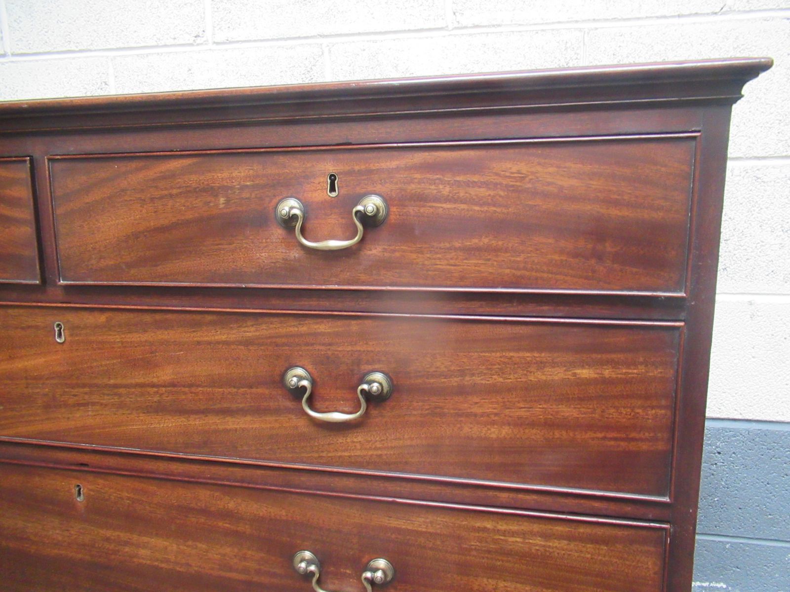 Tall Late   Georgian Period     Slim Size Chest Of Drawers photo vinterior