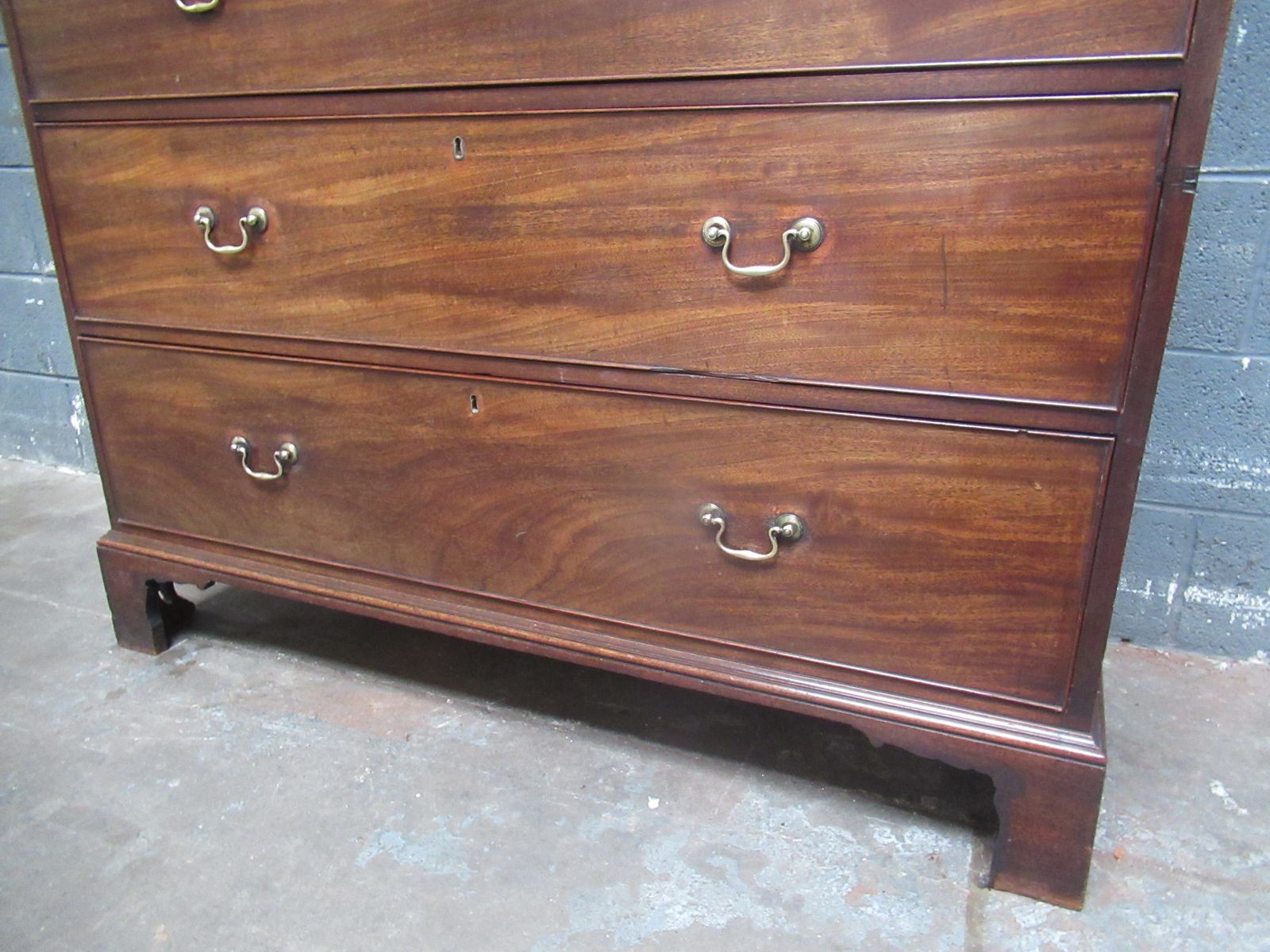 Tall Late   Georgian Period     Slim Size Chest Of Drawers photo buy
