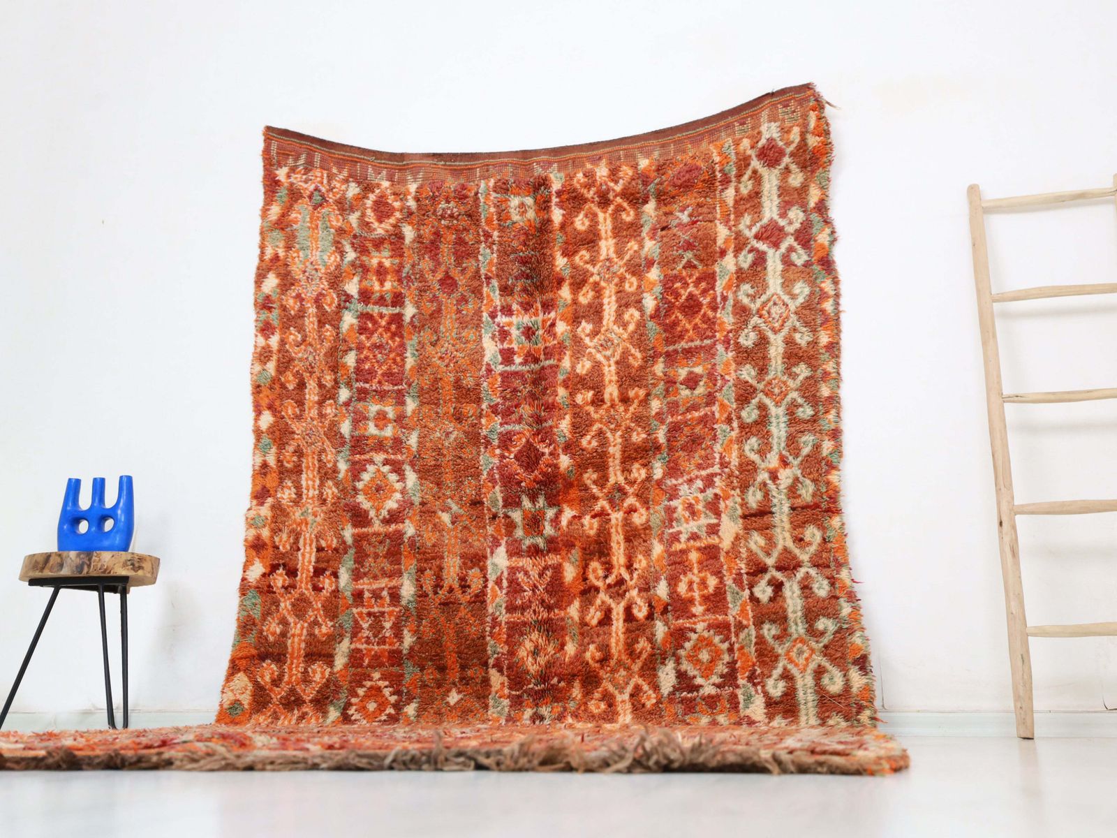 Alissya Vintage Moroccan Rug 5'8" X11'4" photo for sale