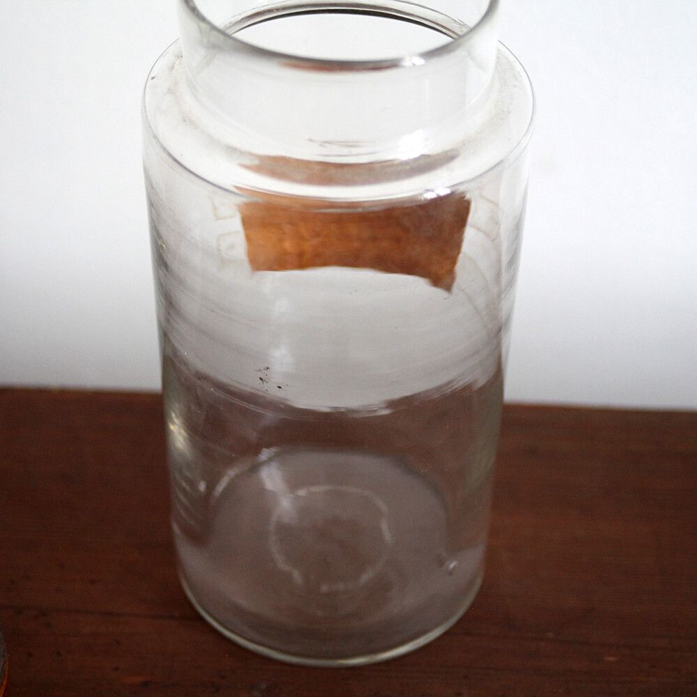 Vintage French Pharmacy Apothecary Bottles Set Of 2 photo 160.0