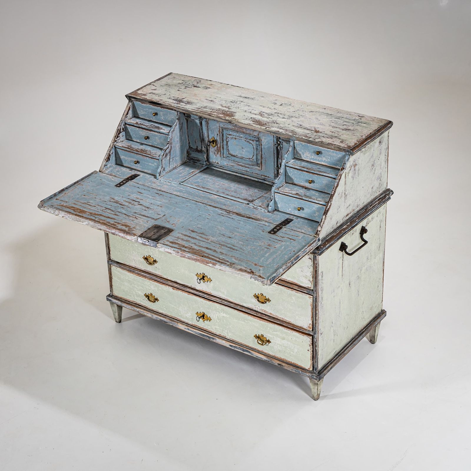 photo for sale Hand Painted Baroque Secretary, 18th Century