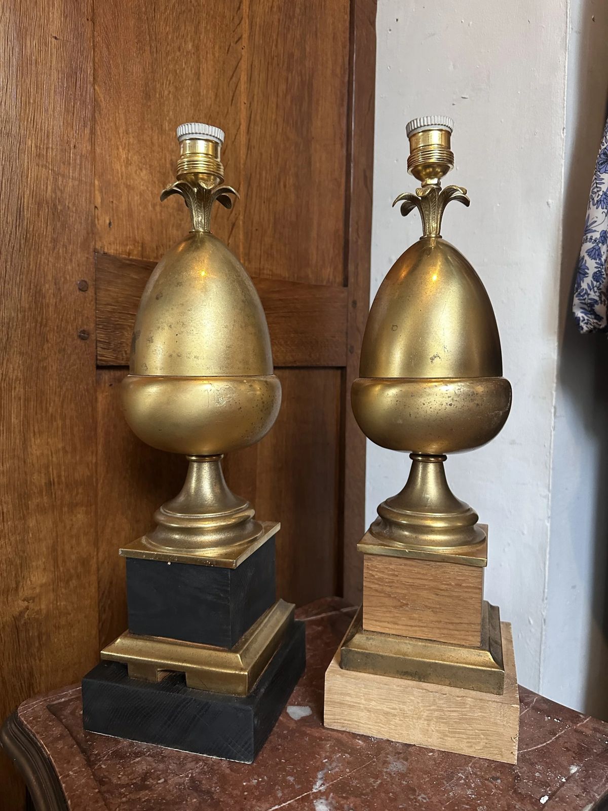 Parisian Palm Lamps Made W/ Deadstock Parts