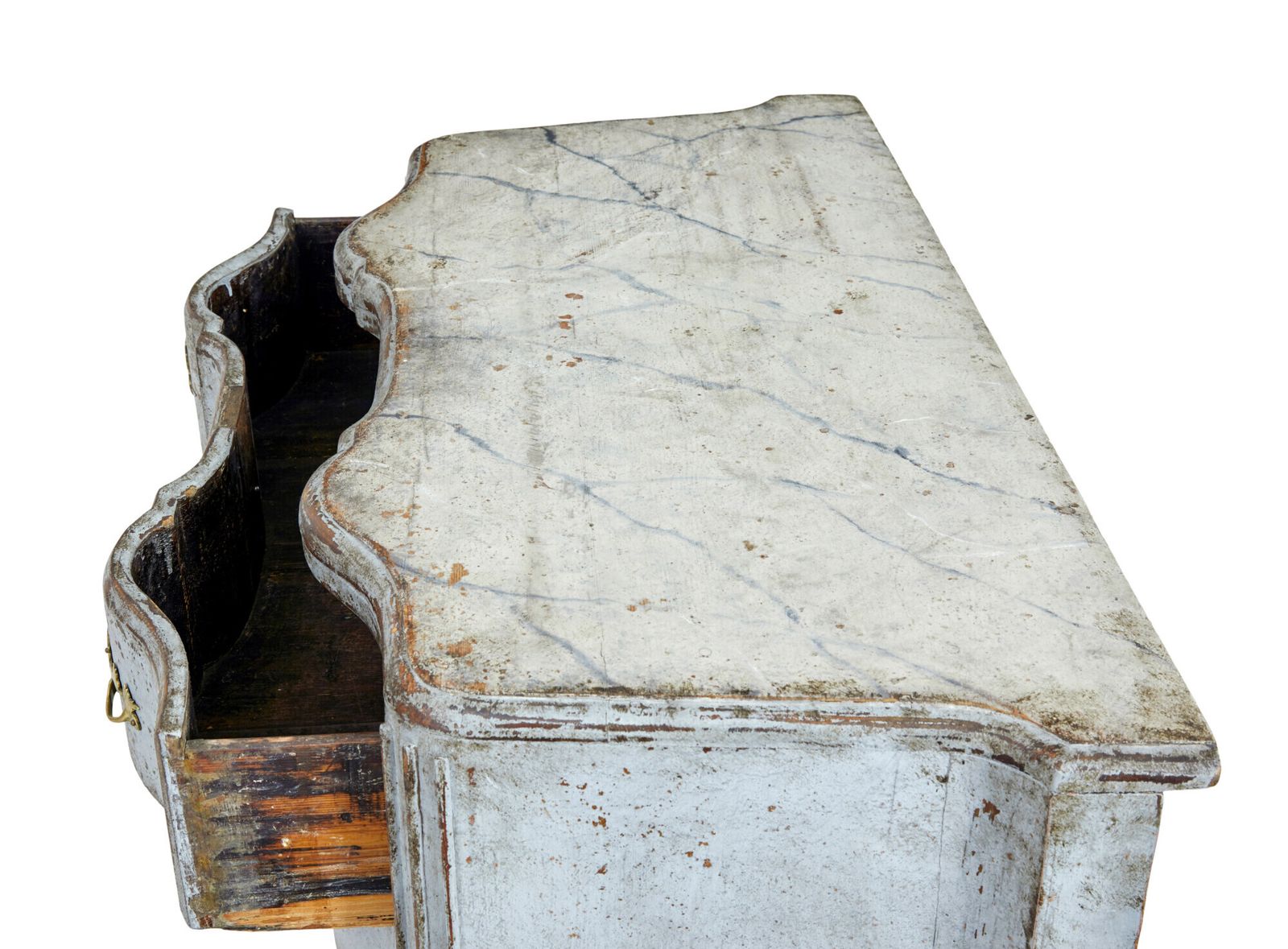 photo furniture Swedish 19th Century Hand Painted Gustavian Chest Of Drawers