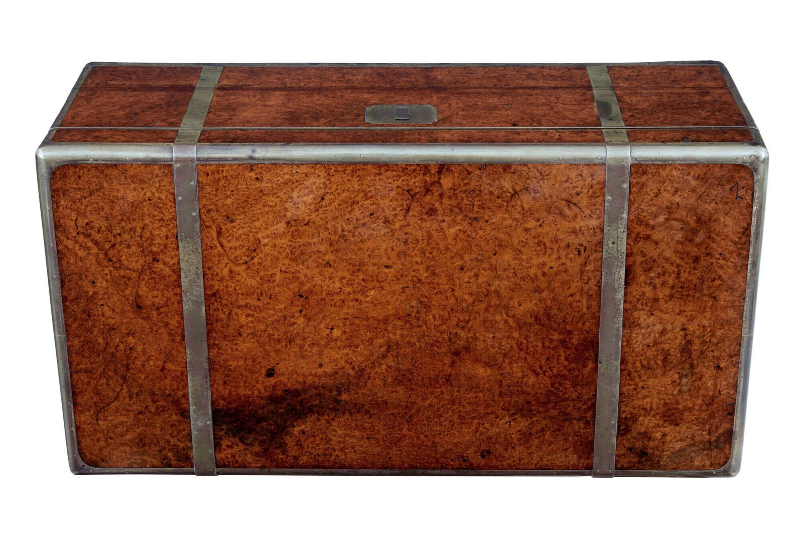 Mid 19th Century Burr Campaign Lap Writing Desk photo furniture