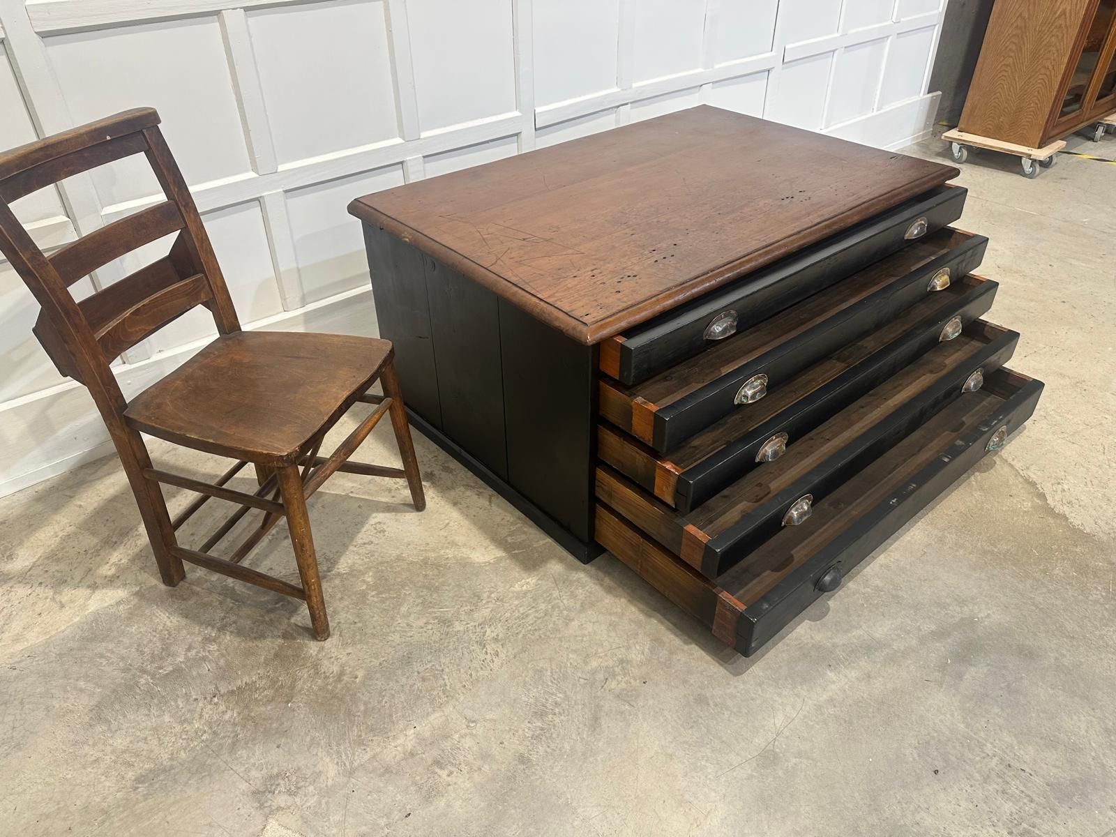 Mid Late 20th Century Architects Drawers Table photo 595.0