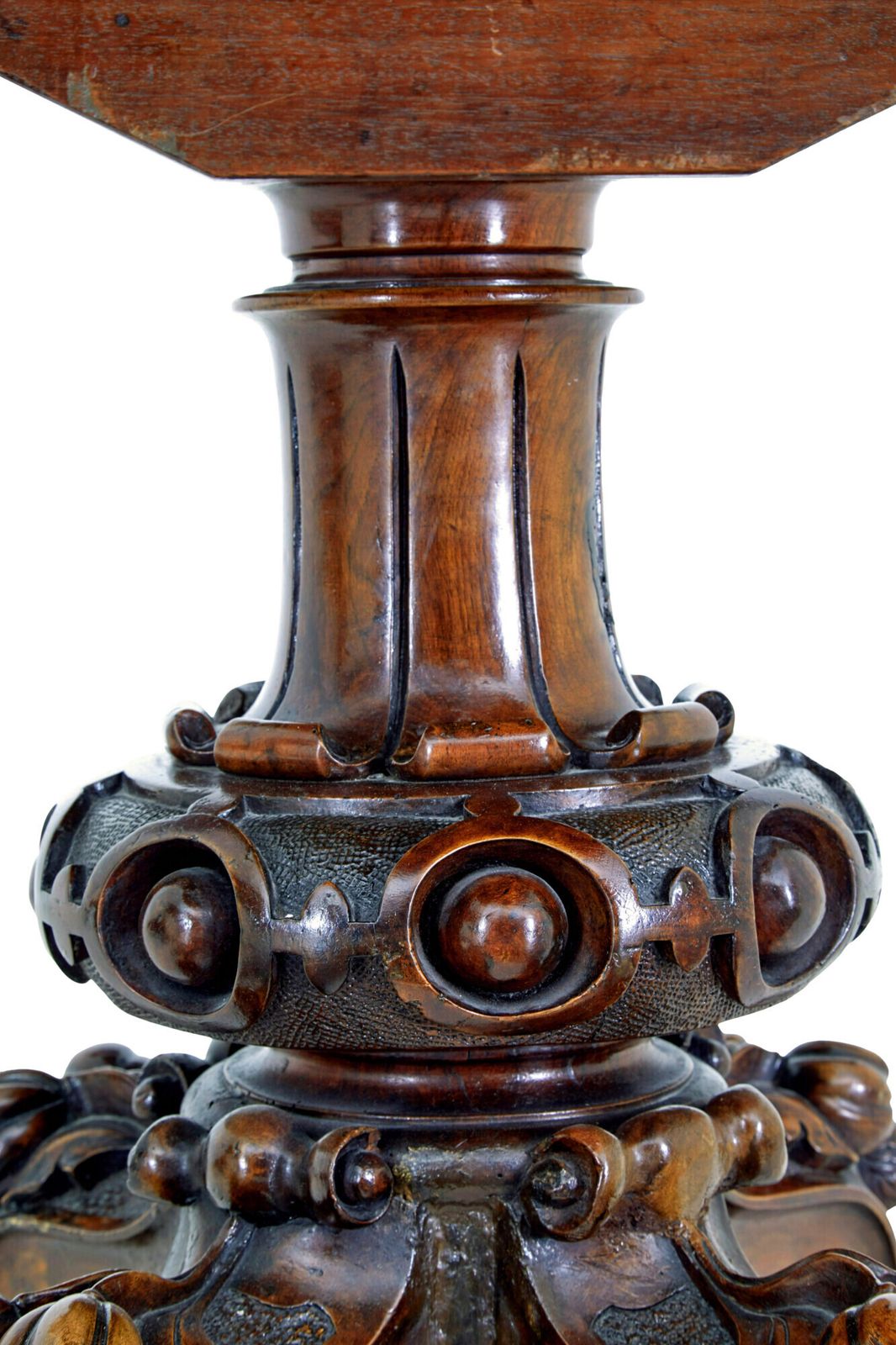 19th Century Walnut Victorian Marquetry Tilt Top Table photo Furniture
