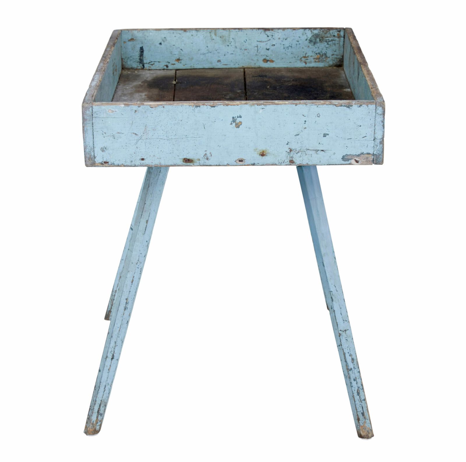 19th Century Swedish Painted Pine Garden Room Tray Table photo Furniture