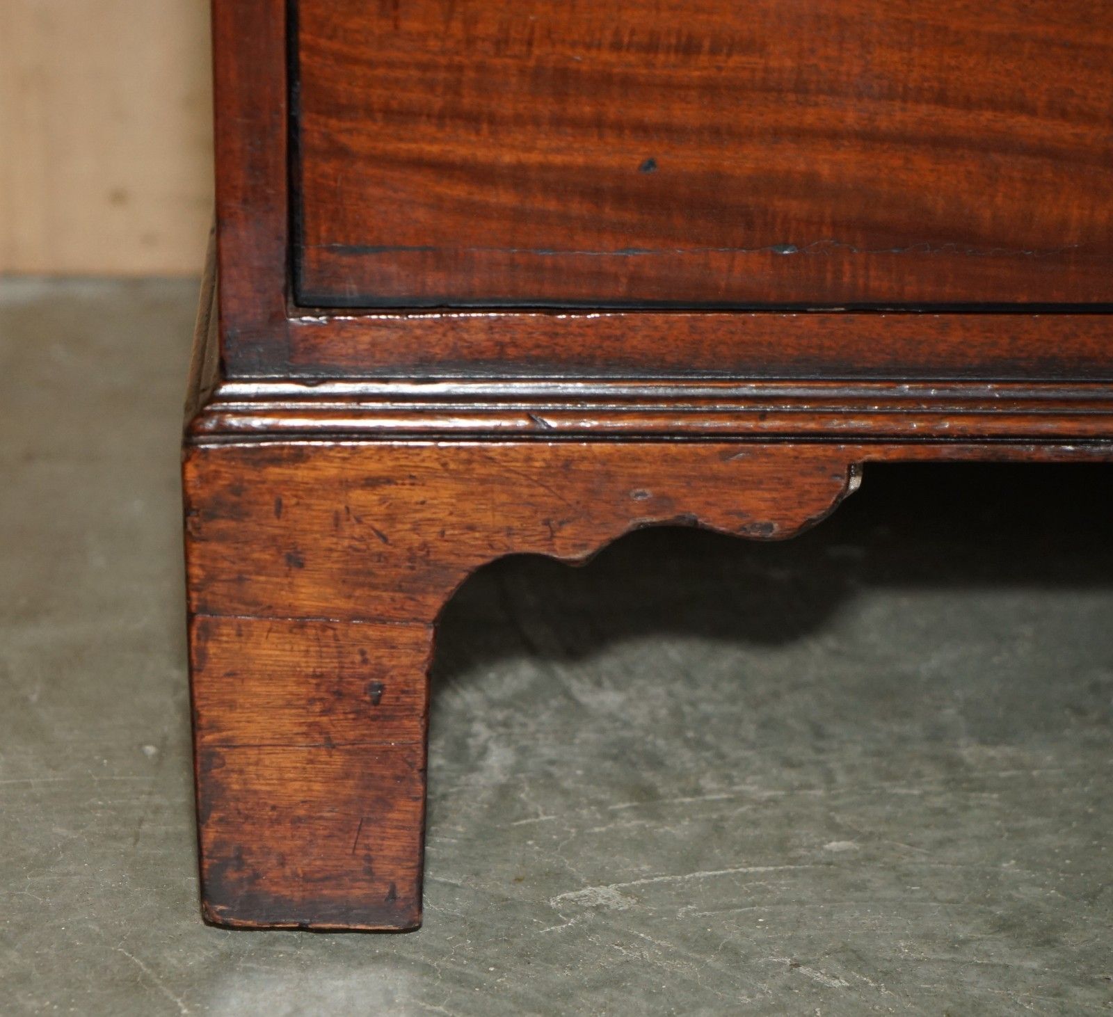 photo for sale Pair Of Castle Howard Antique 1840 Mahogany Tallboy Chest Of Drawers Cupboards