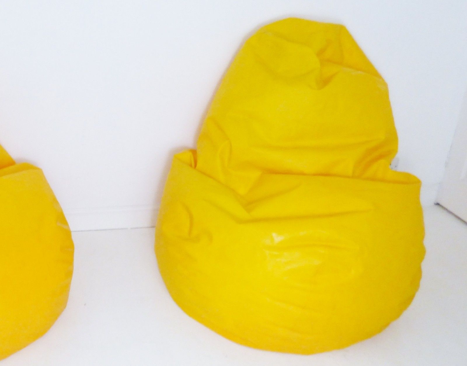 Stunning Pair Of Plastic Ron Arad Memo Inflatable Beanbag Lounge Chairs 1999 photo for sale