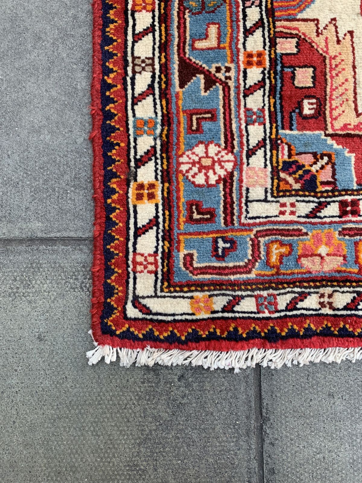 Oriental Hand Knotted Rug, 1990s, Wool Blend photo furniture