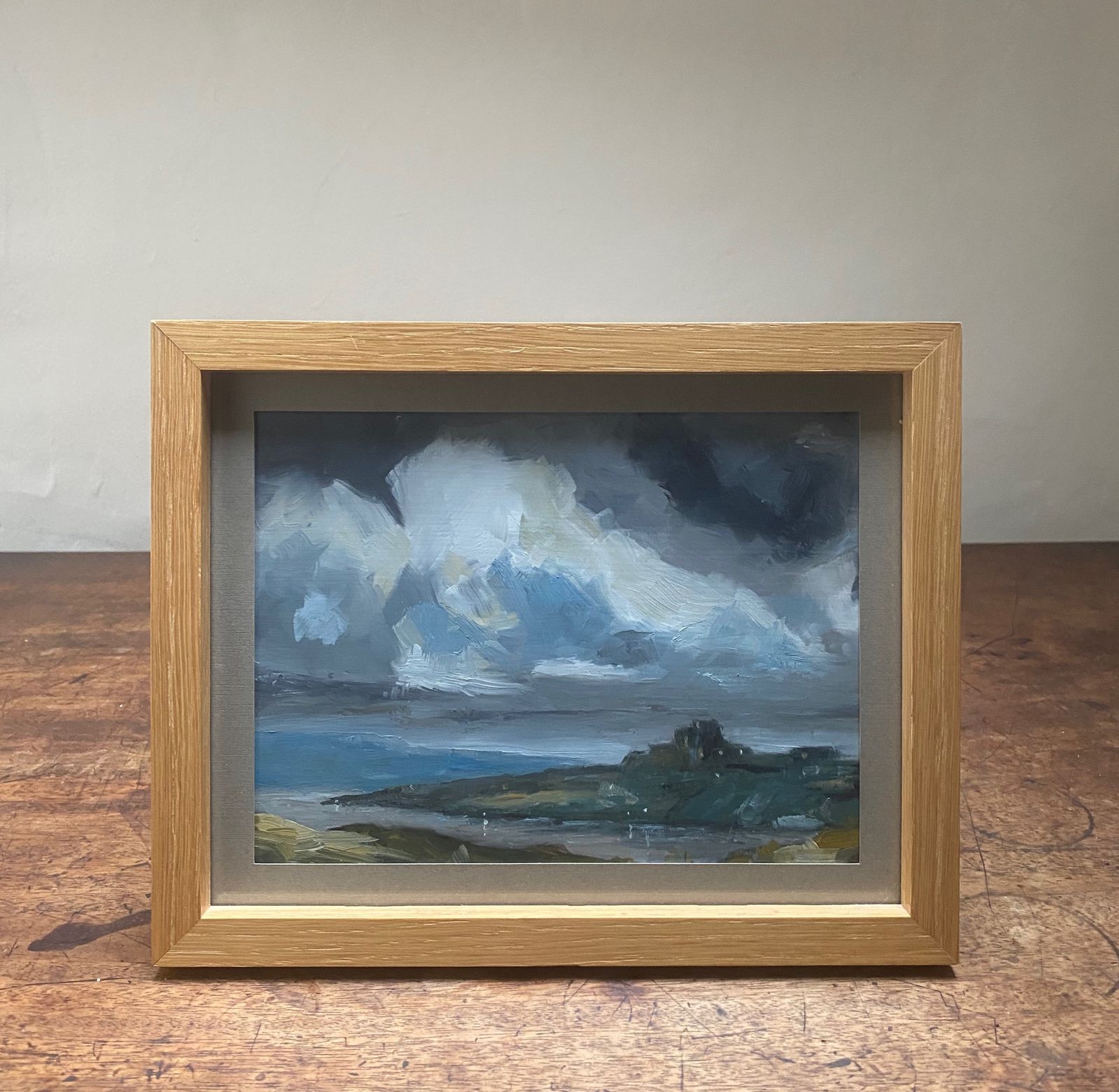 Coast And Stormy Sky Oil Painting