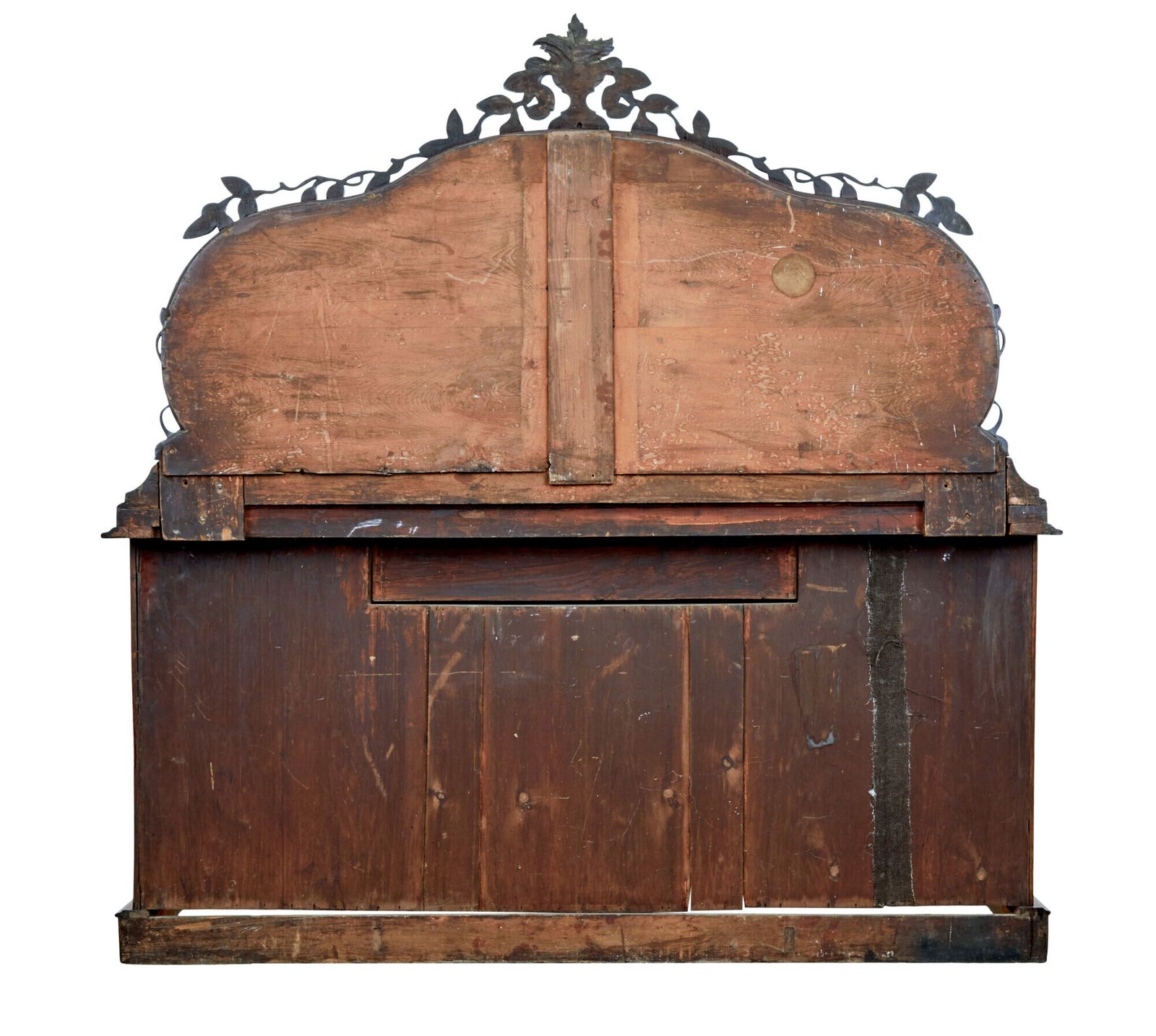 photo for sale High Victorian Shaped Flame Mahogany Mirrored Sideboard