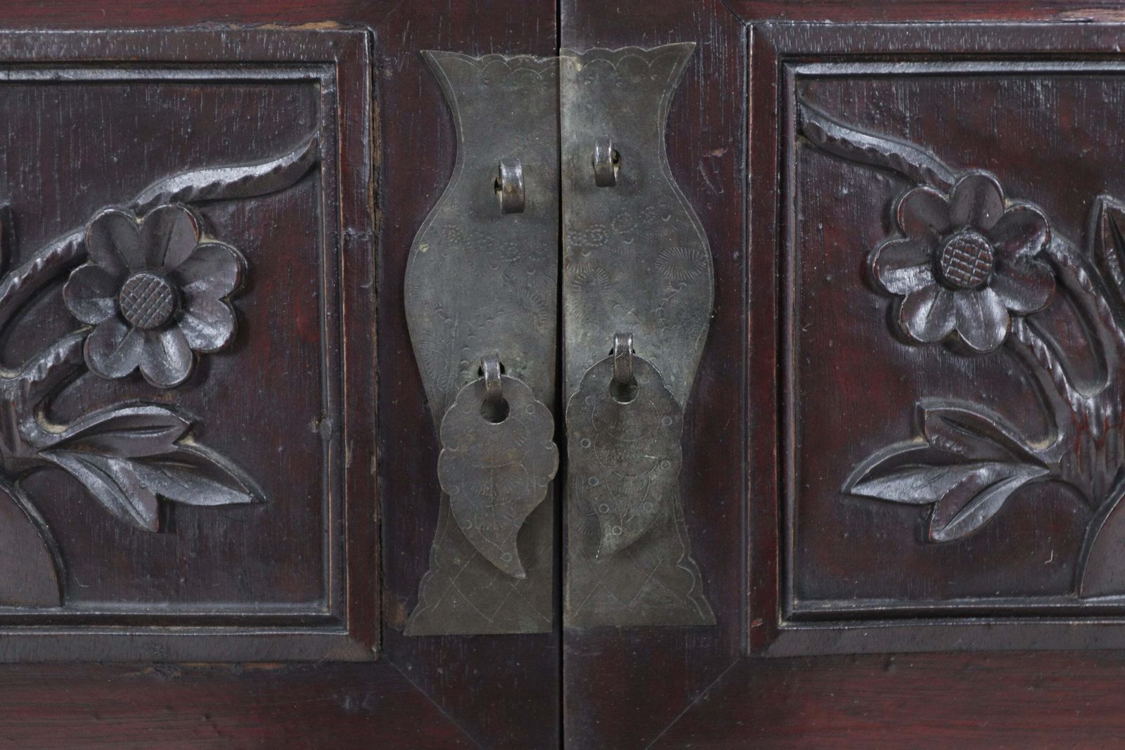 Late 19th Century Chinese Hand Carved Lady's Cabinet photo Furniture