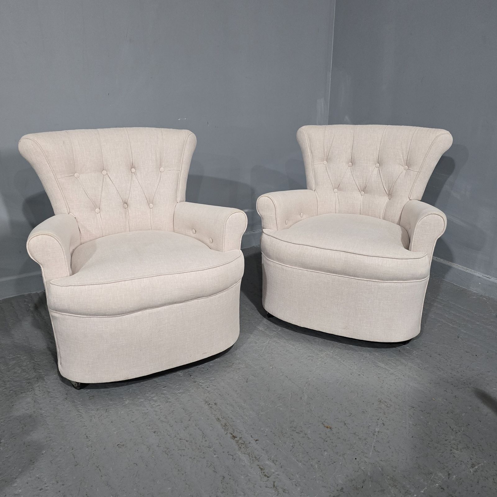 Good Pair Of Boudoir Chairs