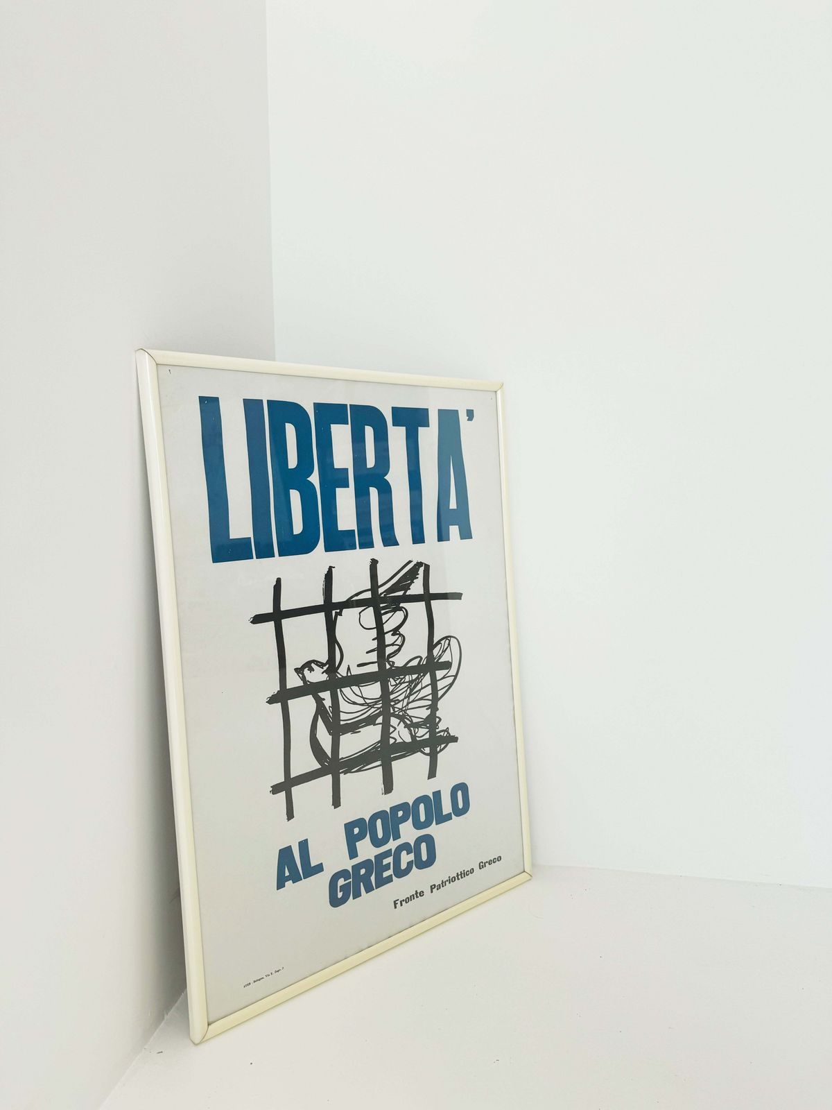 Poster "Freedom To The Greek People"