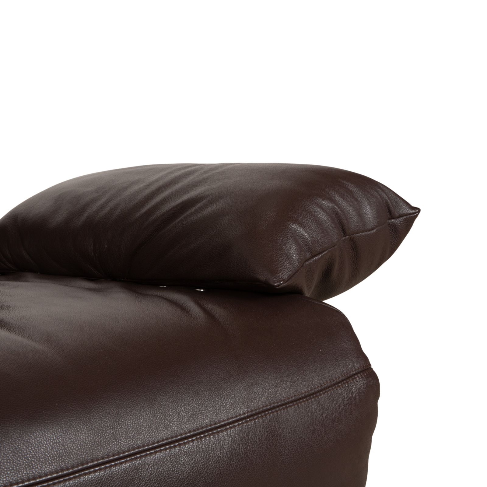 photo furniture Koinor Easy Leren Tweezitter Bruin Elektrisch Verstelbare Sofa