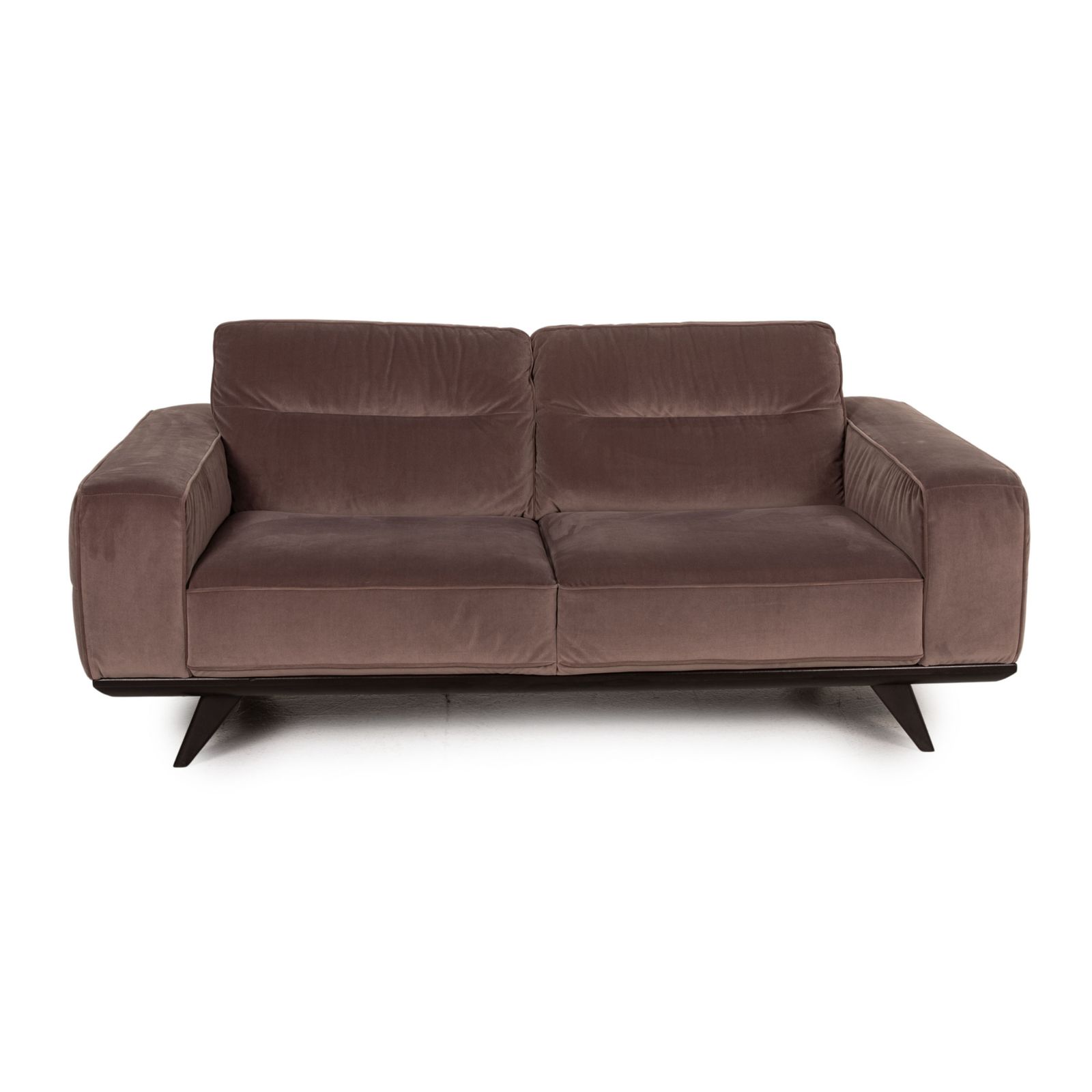 Canapé Natuzzi Audacia en tissu brun, 2 places