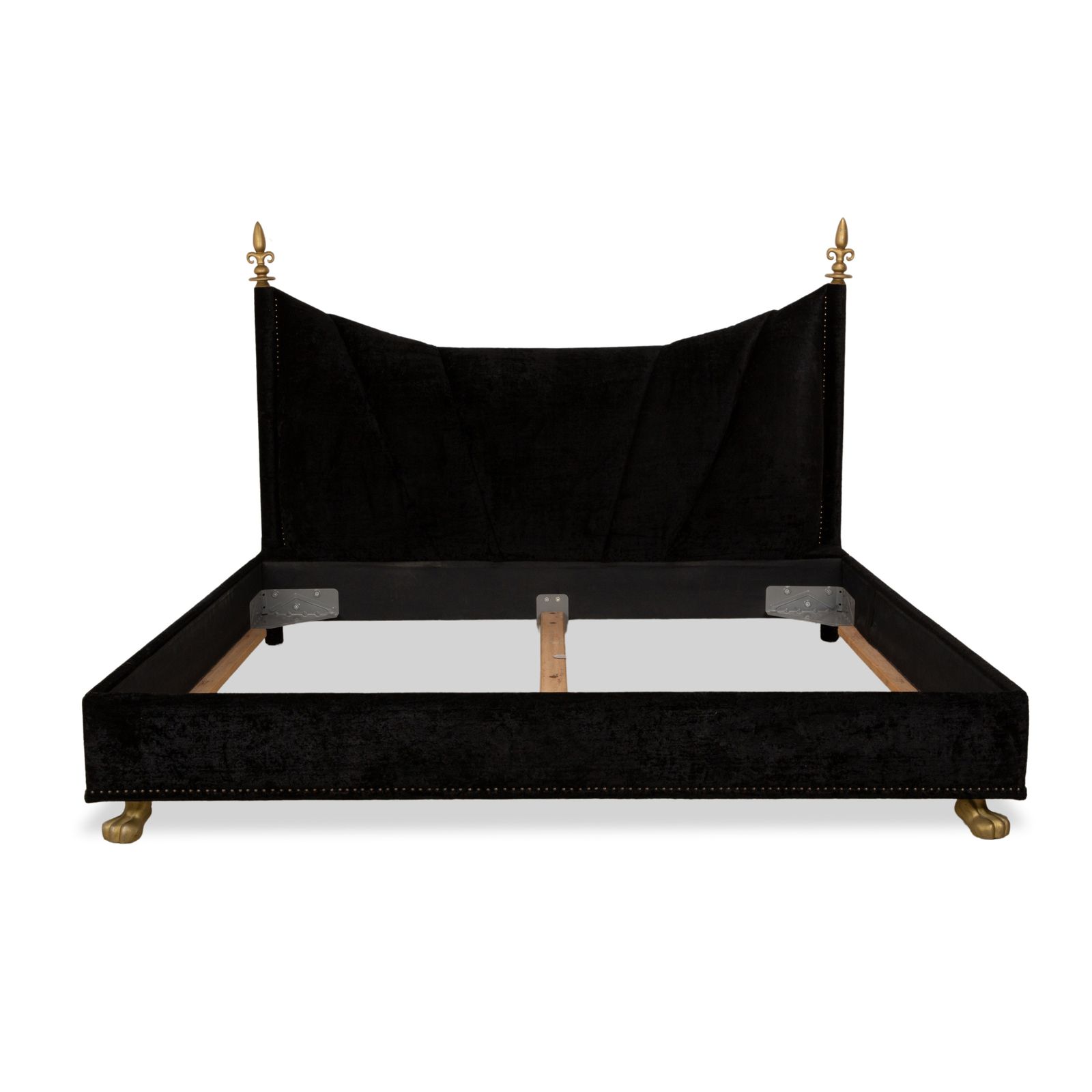 Furniture Bretz Ali Baba Fabric Bed Black 200x180 Cm photo