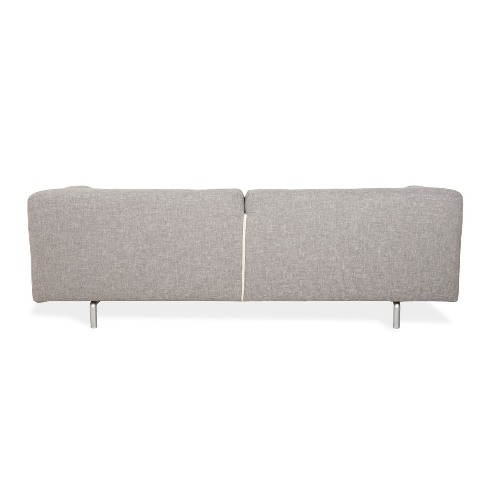 photo furniture Cassina Met 250 Stof Driezitter Lichtgrijs Bank Opnieuw Bekleed