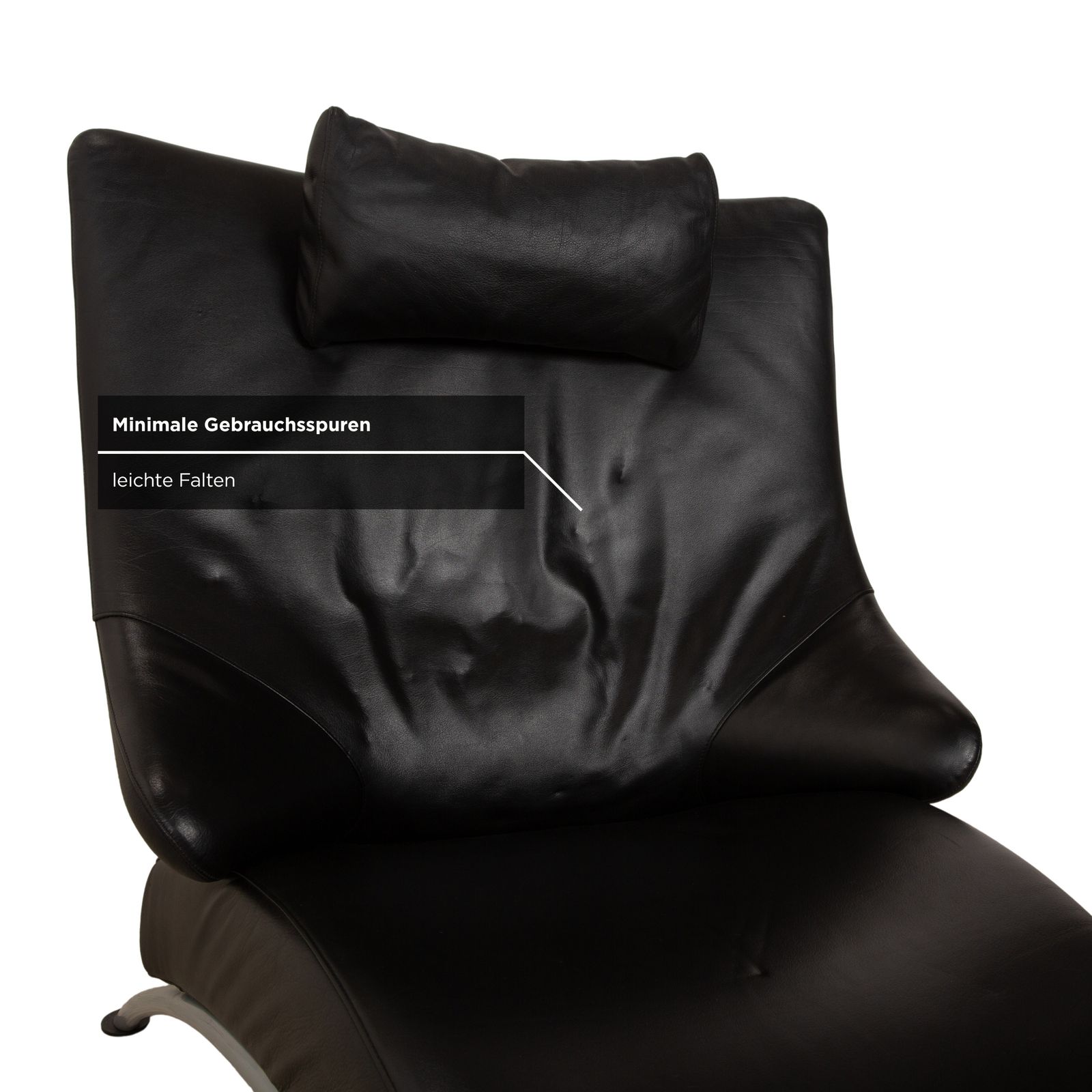Wk Wohnen Solo 699 Leather Armchair Black Manual Function photo buy