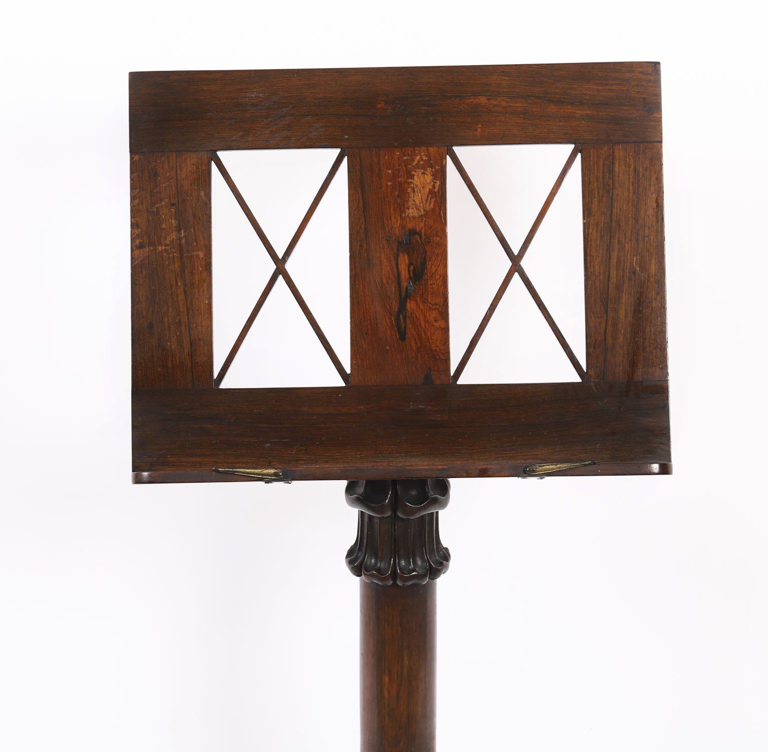 Antique William IV Gonçalo Alves Tripod Music Stand C.1830 19th Century photo vinterior
