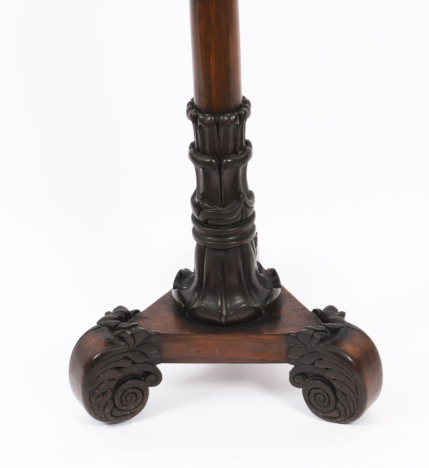 photo vinterior Antique William IV Gonçalo Alves Tripod Music Stand C.1830 19th Century
