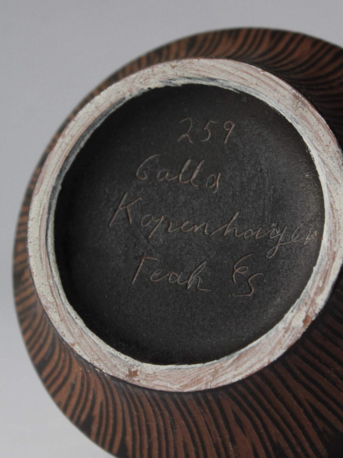 Gallo Copenhagen, Everhahn & Sohn “Copenhagen Teak” Ceramic Jug, 1960, Denmark photo Home Decor