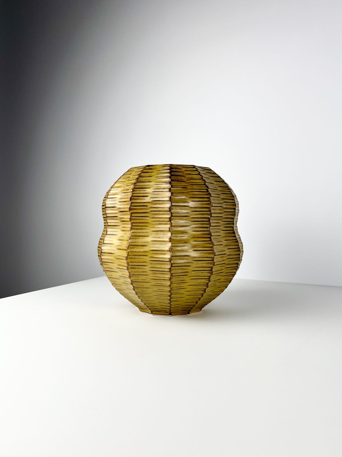 Heinrich Fuchs For Luisenburg Keramik ‘Calabash’ Vase, Germany 1970s photo 120.0