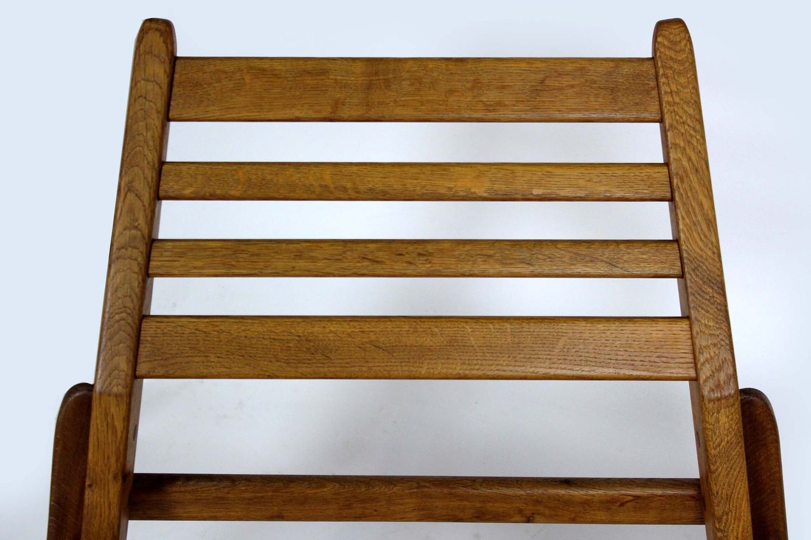 Restored Mid Century Scandinavian 'Hunting Chairs' Attributed To Uno & östen Kristiansson, 1950s, Set Of 2 photo vintage