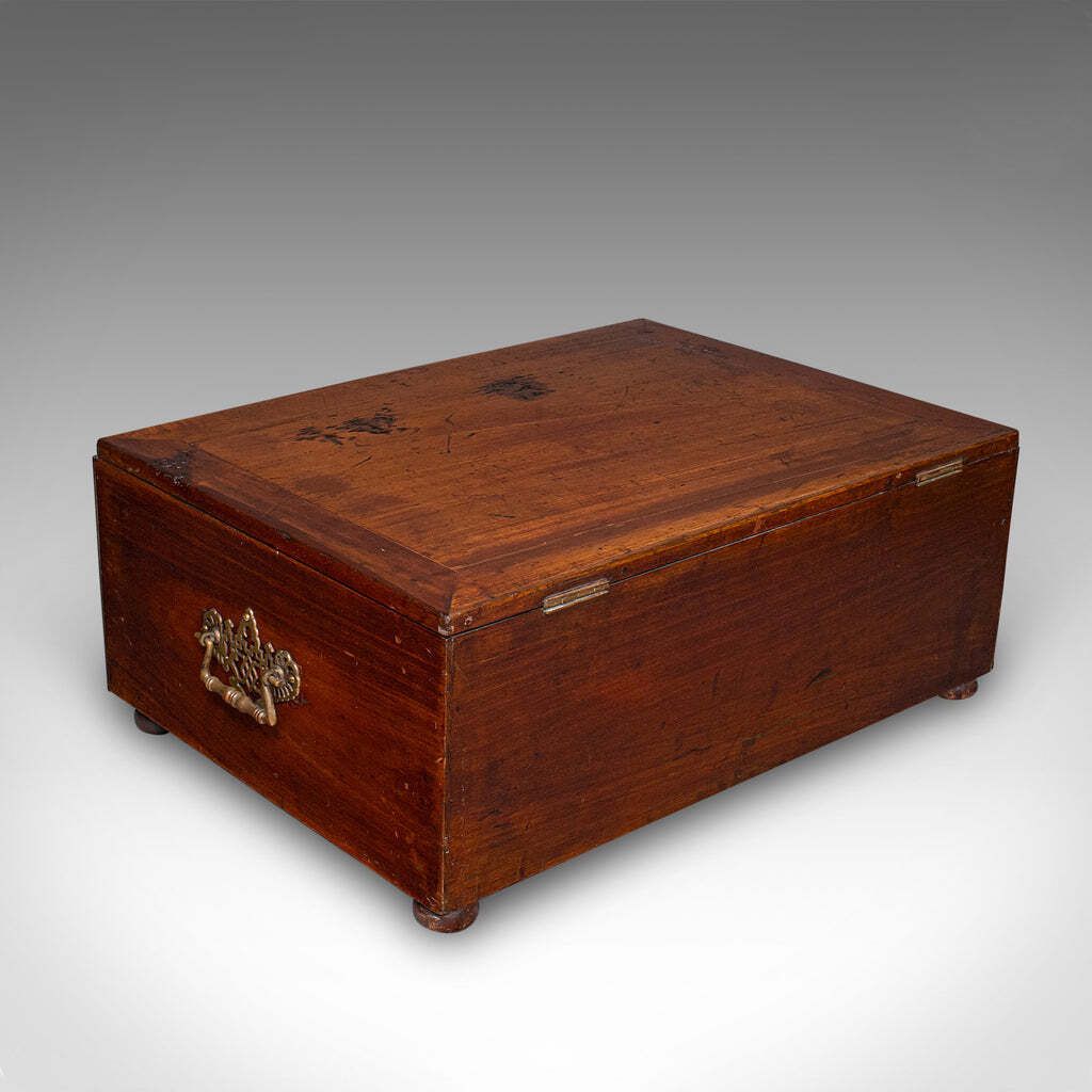 Antique Presentation Insignia Box, Italian, Campaign Chest, Victorian, C.1900 photo 3010.0