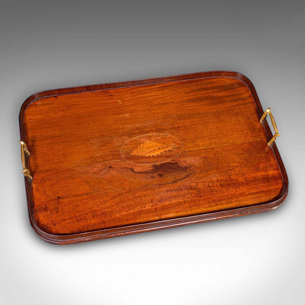 Antique Serving Platter, English Afternoon Tea Tray, Georgian Revival, Edwardian photo vinterior