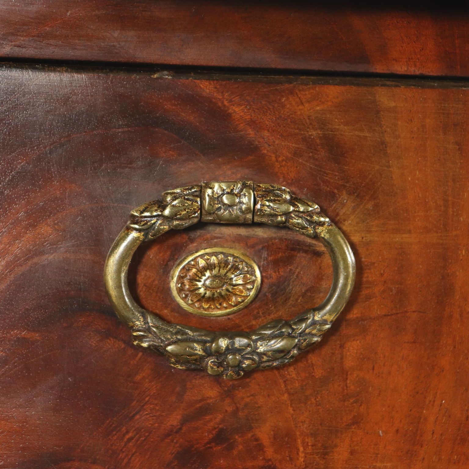 English George III Sideboard Mahogany Maple Ebony Bro Brass About 1790 photo Furniture