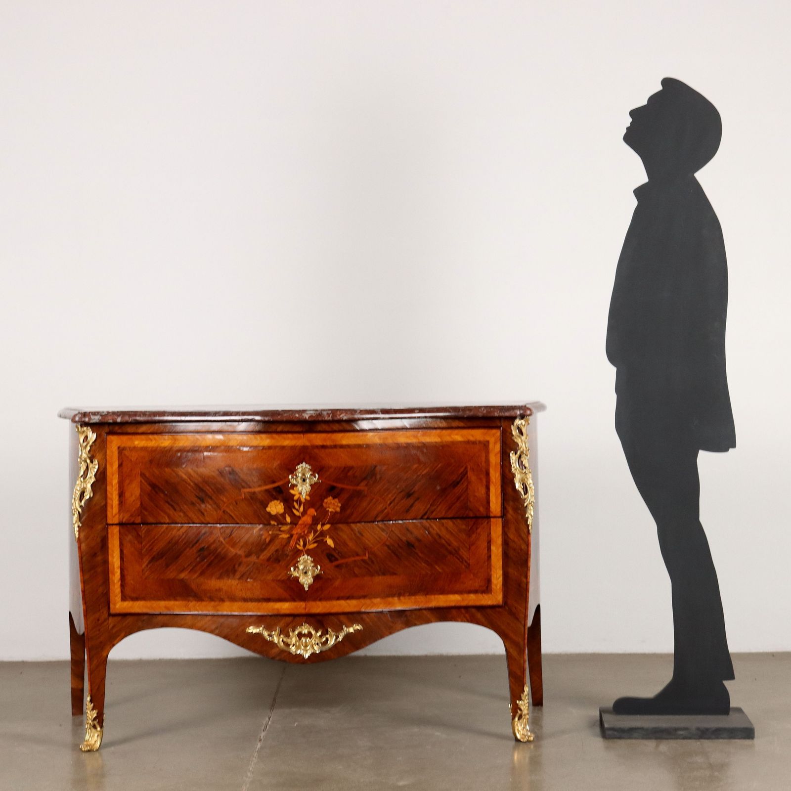 Neapolitan Chest Of Drawers Rococo Red Marble Poplar Bronze Italy 1700 photo furniture