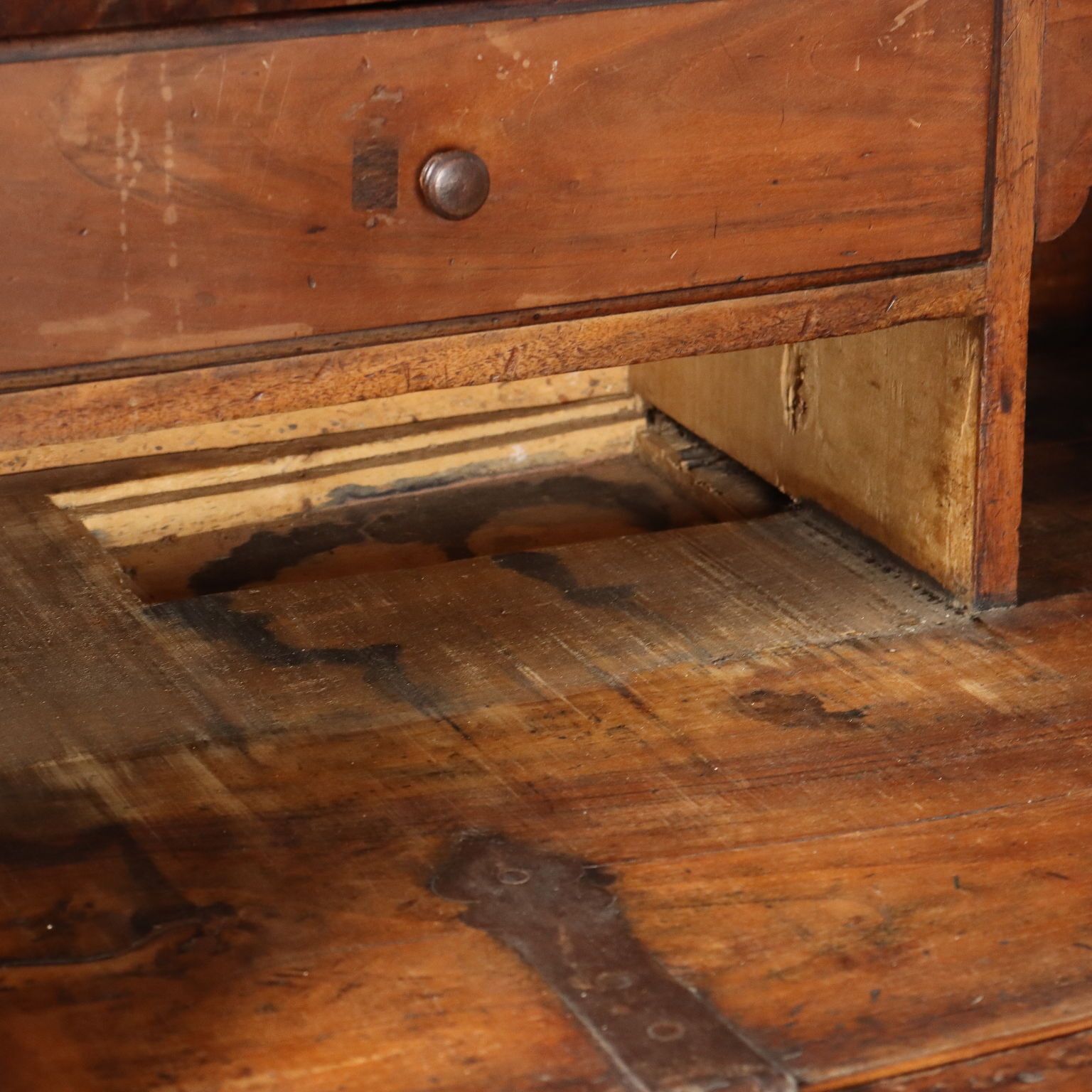 Antique Baroque Flap Cabinet Walnut Maple Italy XVIII Century photo 2000.0