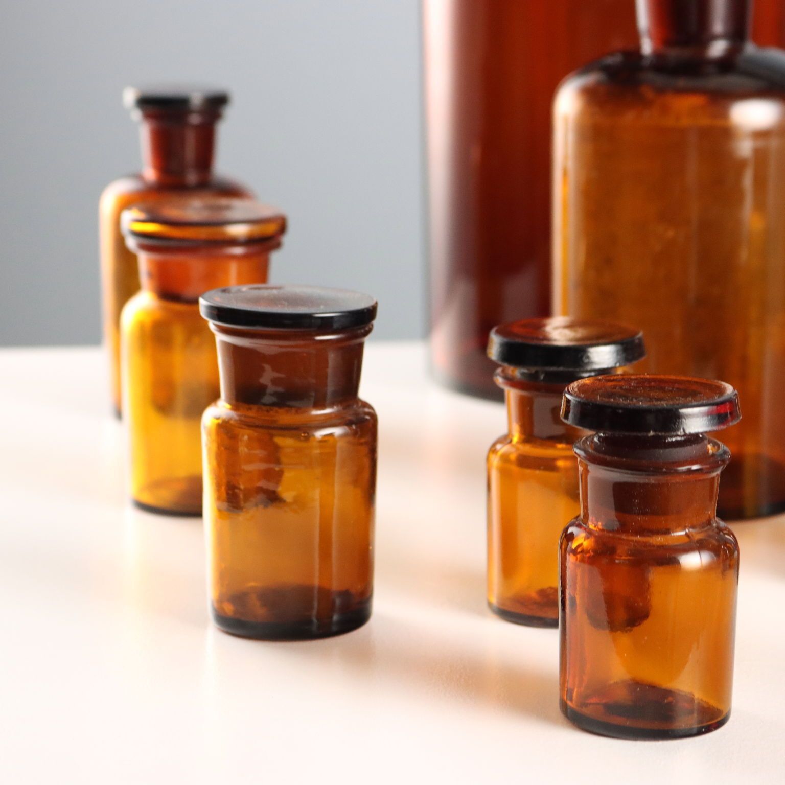 Antique Apothecary Jugs Various Dimensions Italy XX Century photo for sale