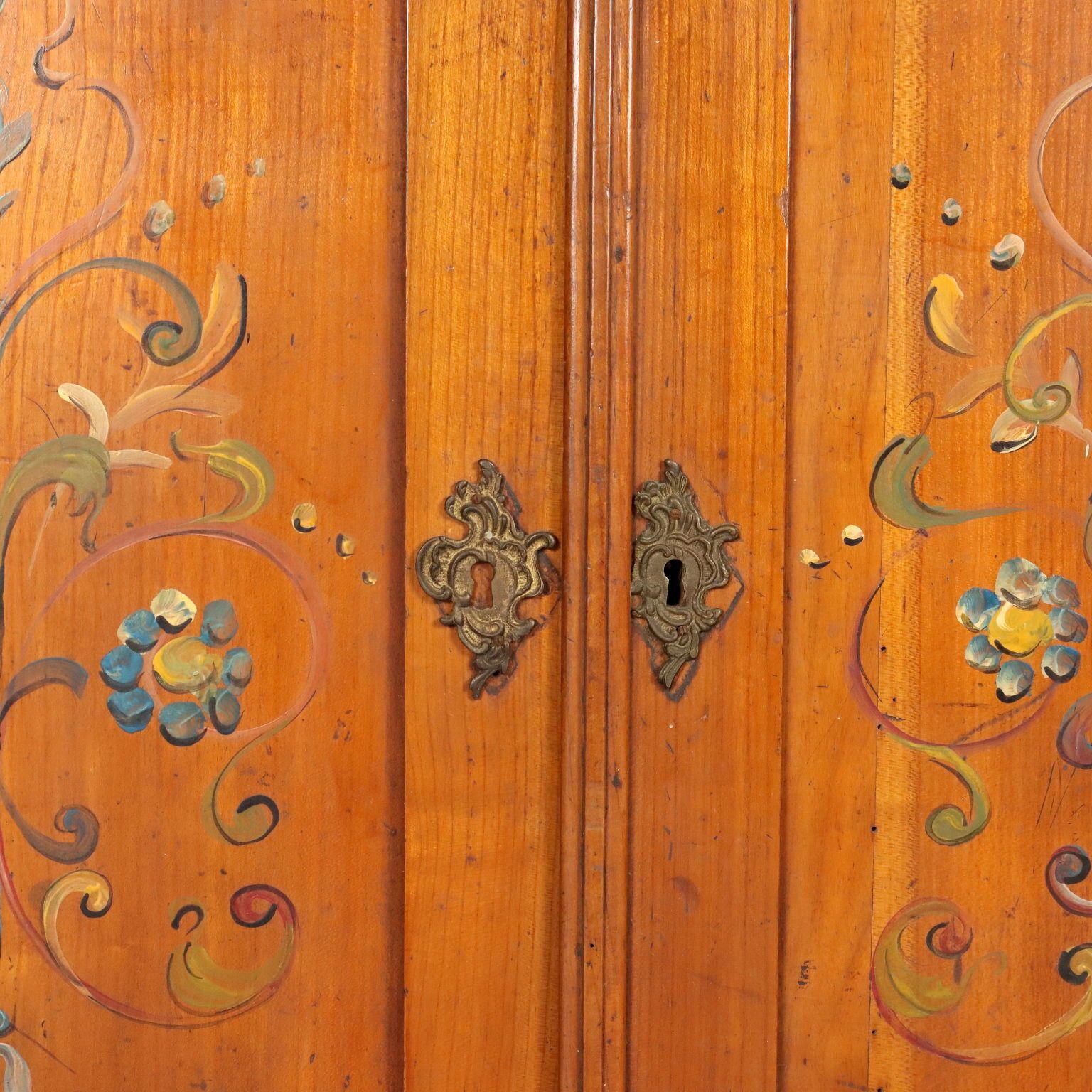 Antique Cupboard Cherrywood Drawers Italy XIX Century photo vinterior