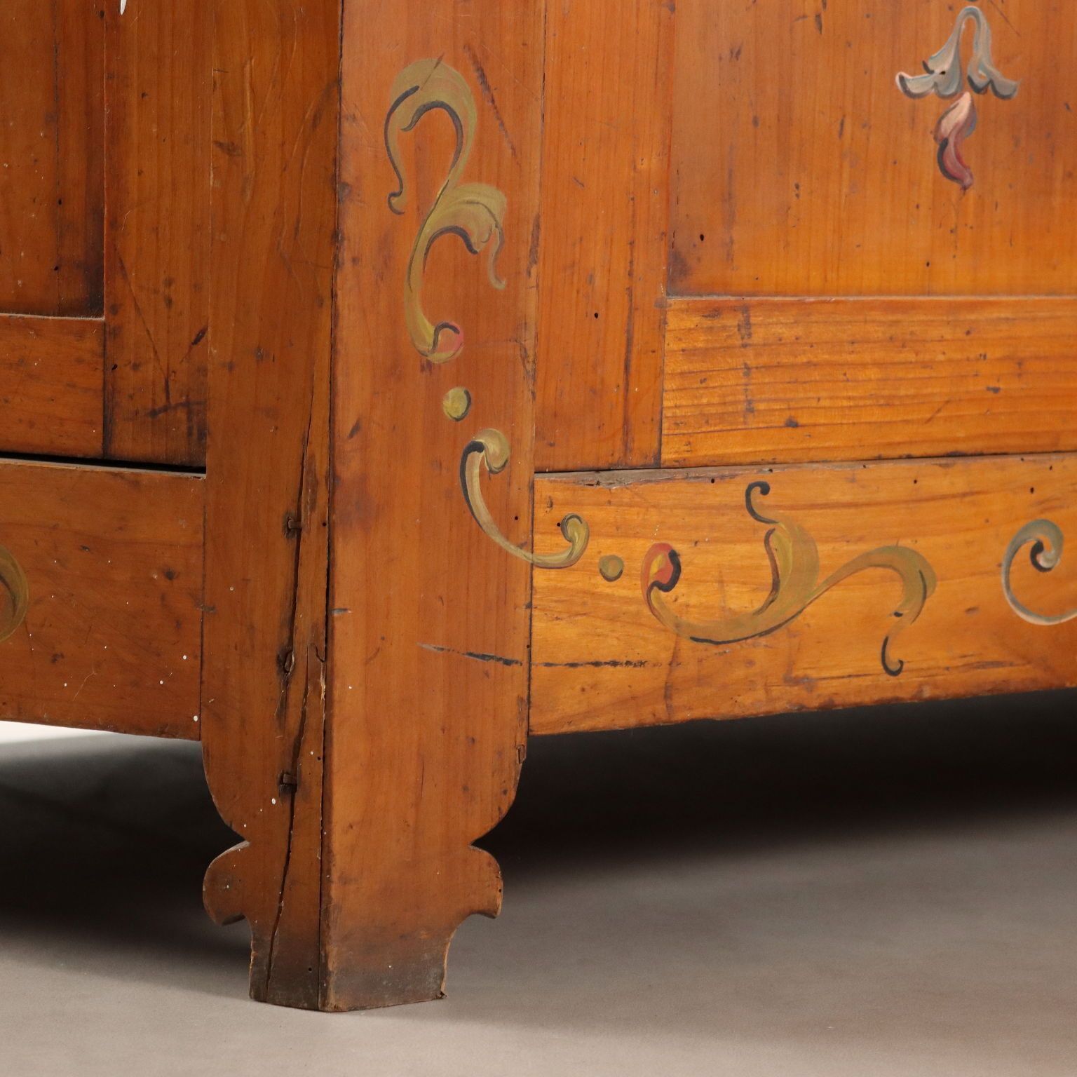 photo furniture Antique Cupboard Cherrywood Drawers Italy XIX Century