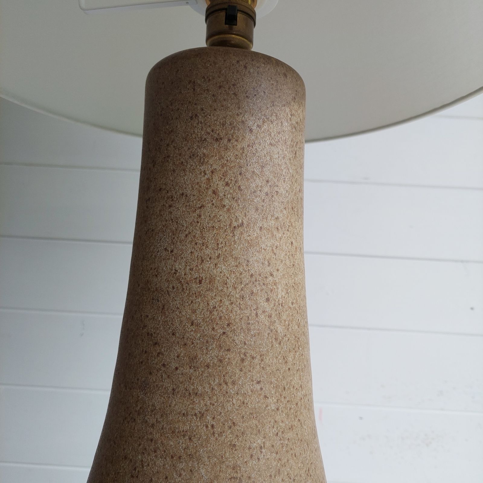 photo furniture Mid Century Studio Pottery  Large Lamp Base Scandinavian Marianne Starck Stoneware  Style, 1960/70s
