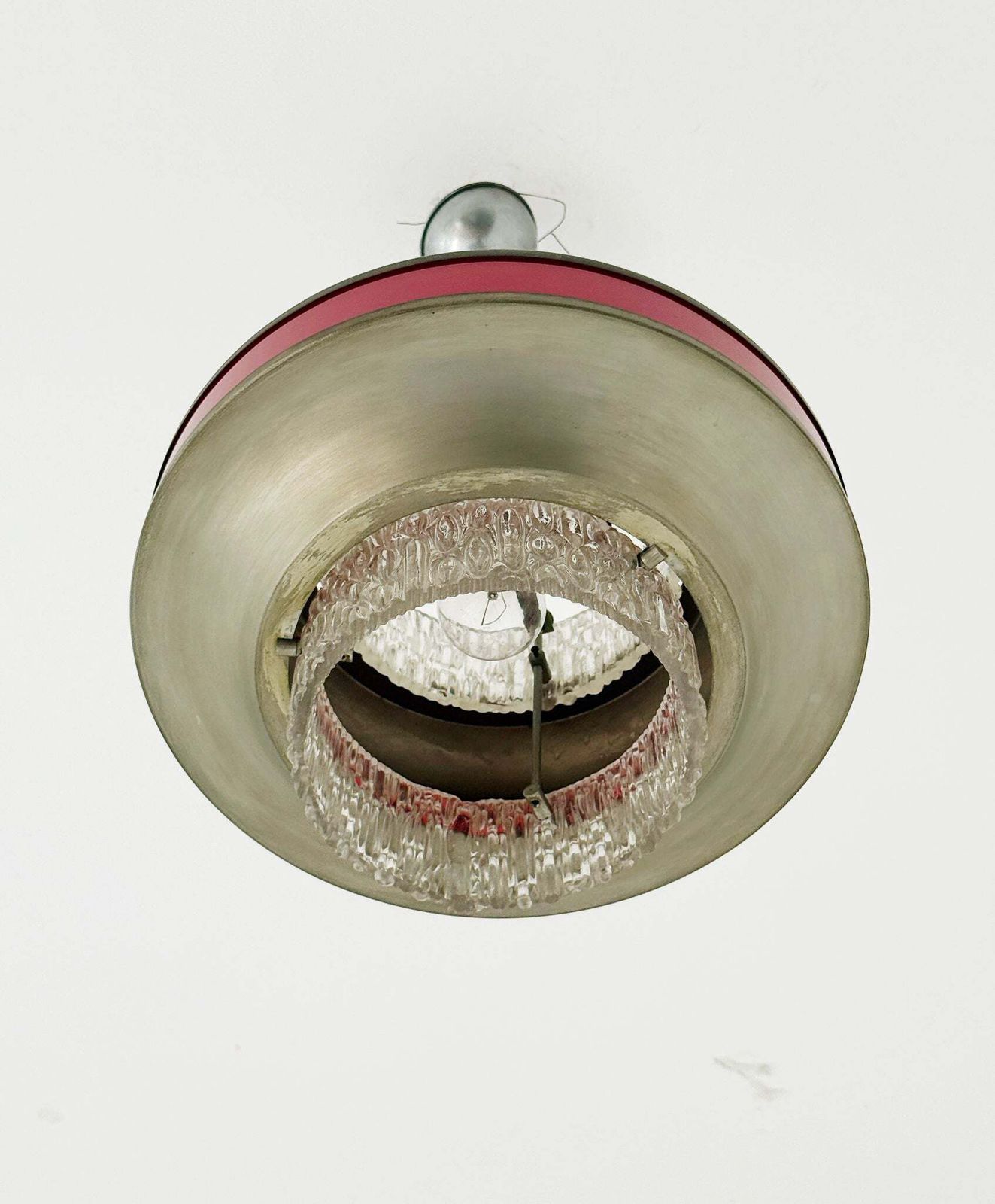 Glass And Aluminum Chandelier, 1960s photo furniture